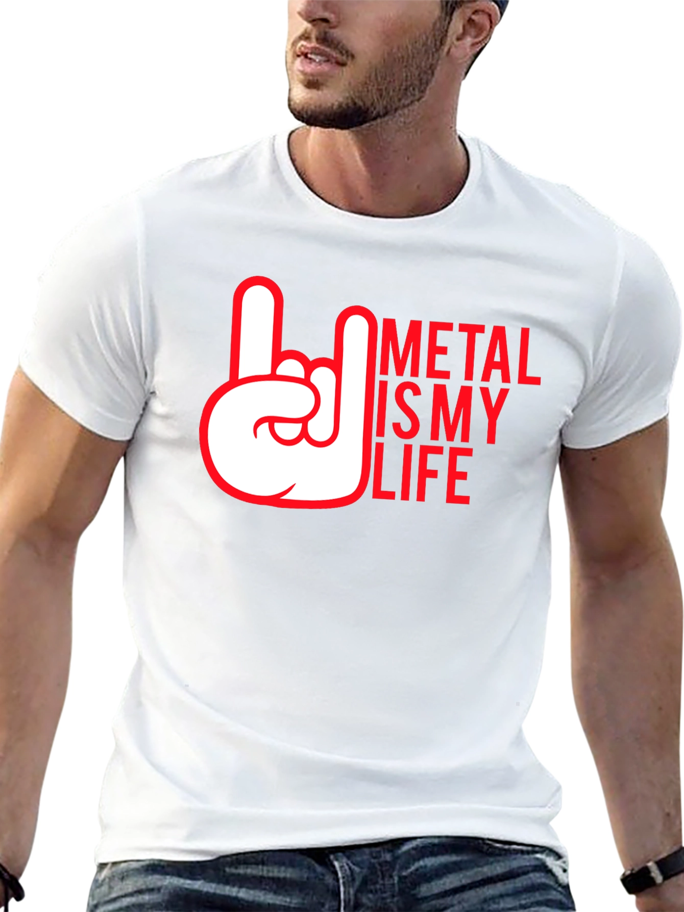 Metal is My Life Graphic Tee - Rock On!