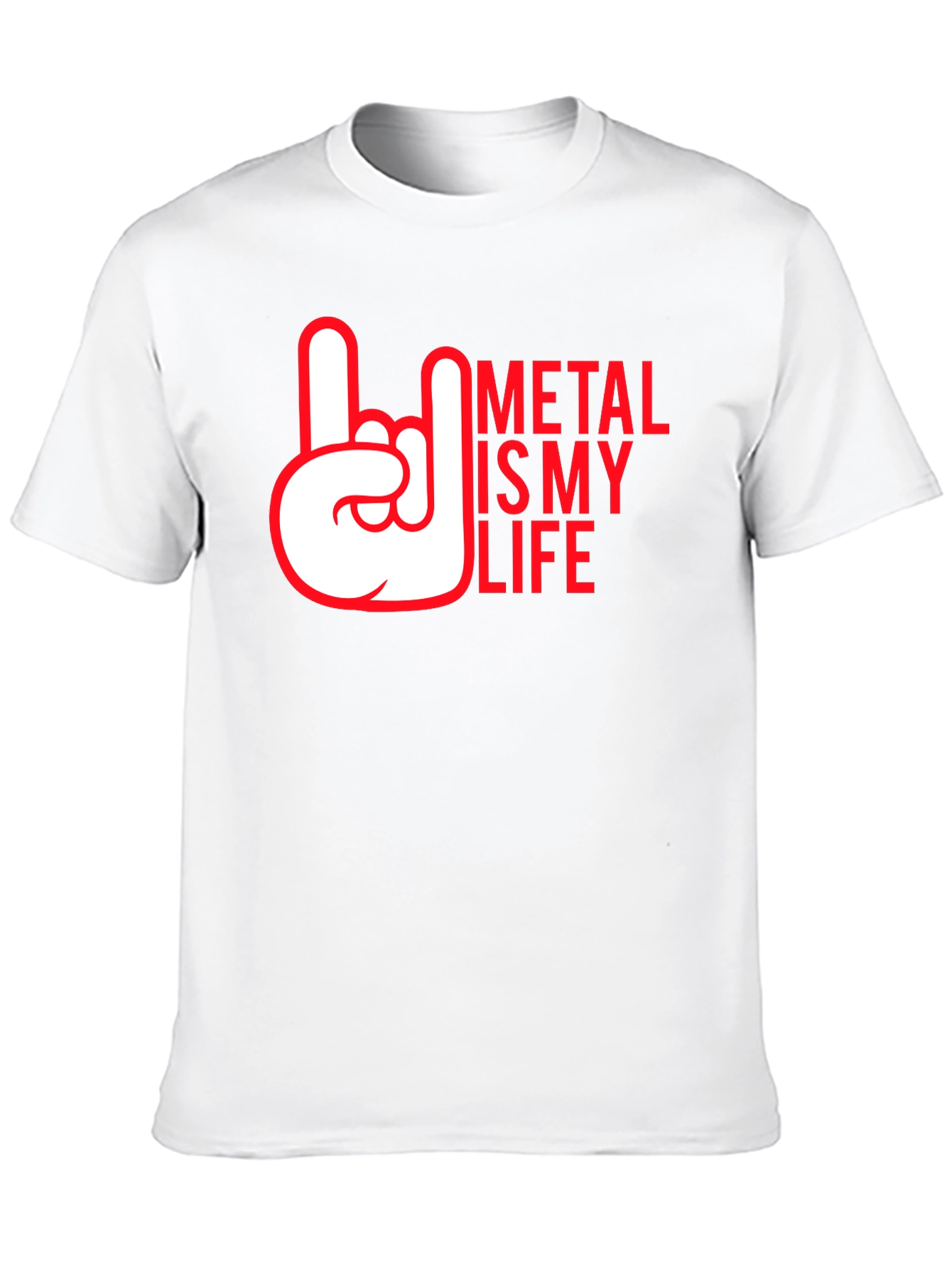 Metal is My Life Graphic Tee - Rock On!