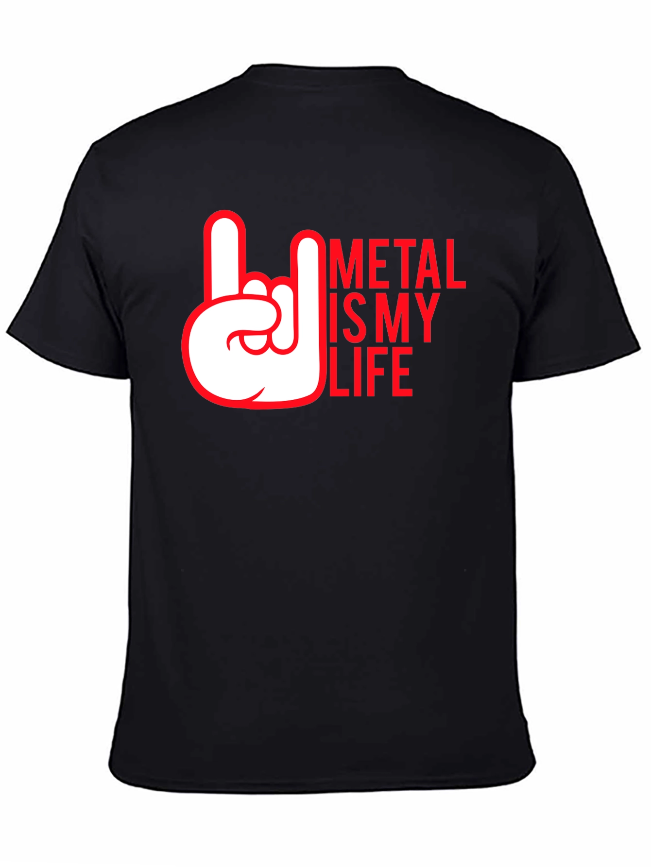 Metal is My Life Graphic Tee - Rock On!
