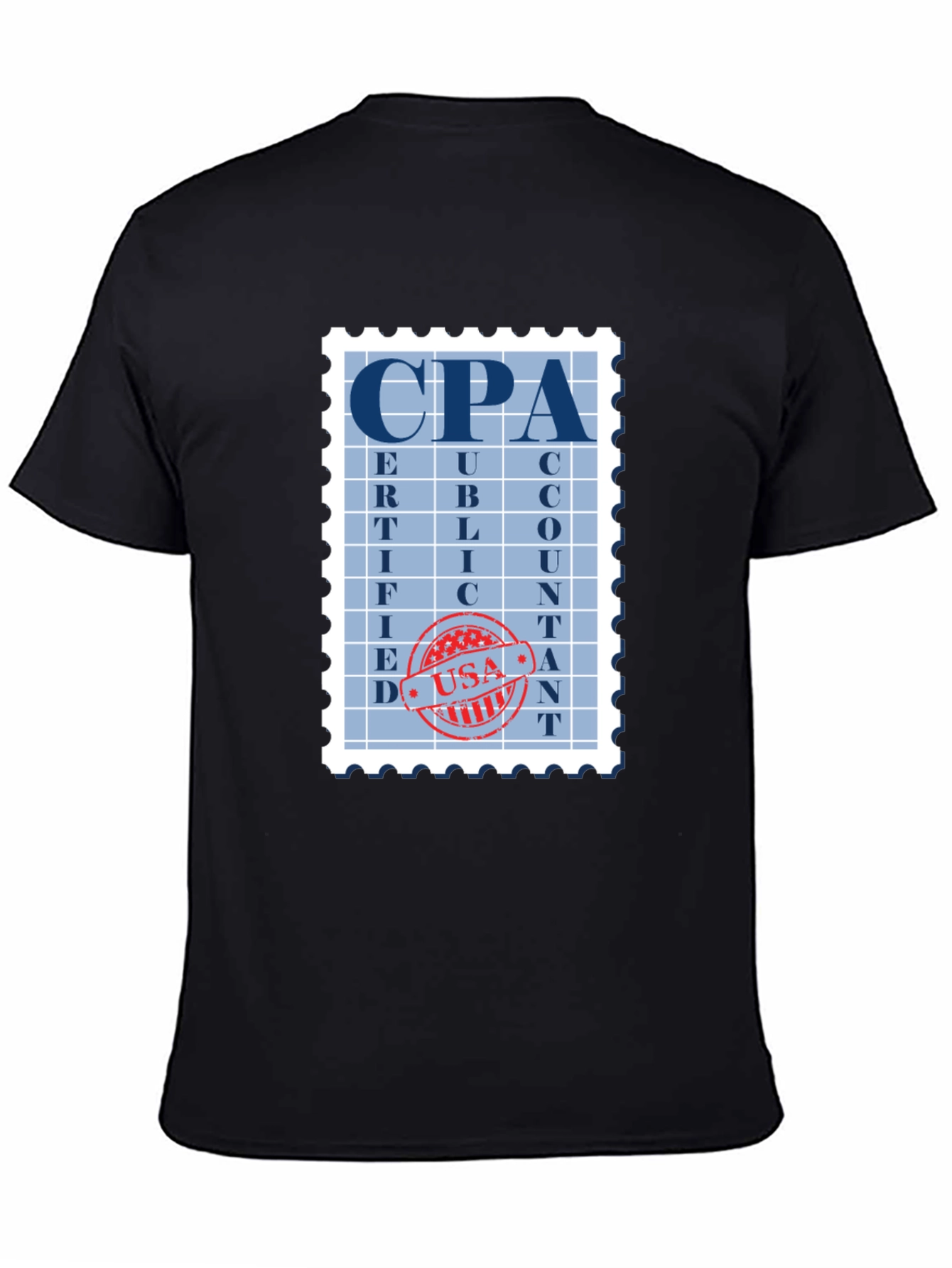 CPA Accountant Graphic Stamp T-Shirt