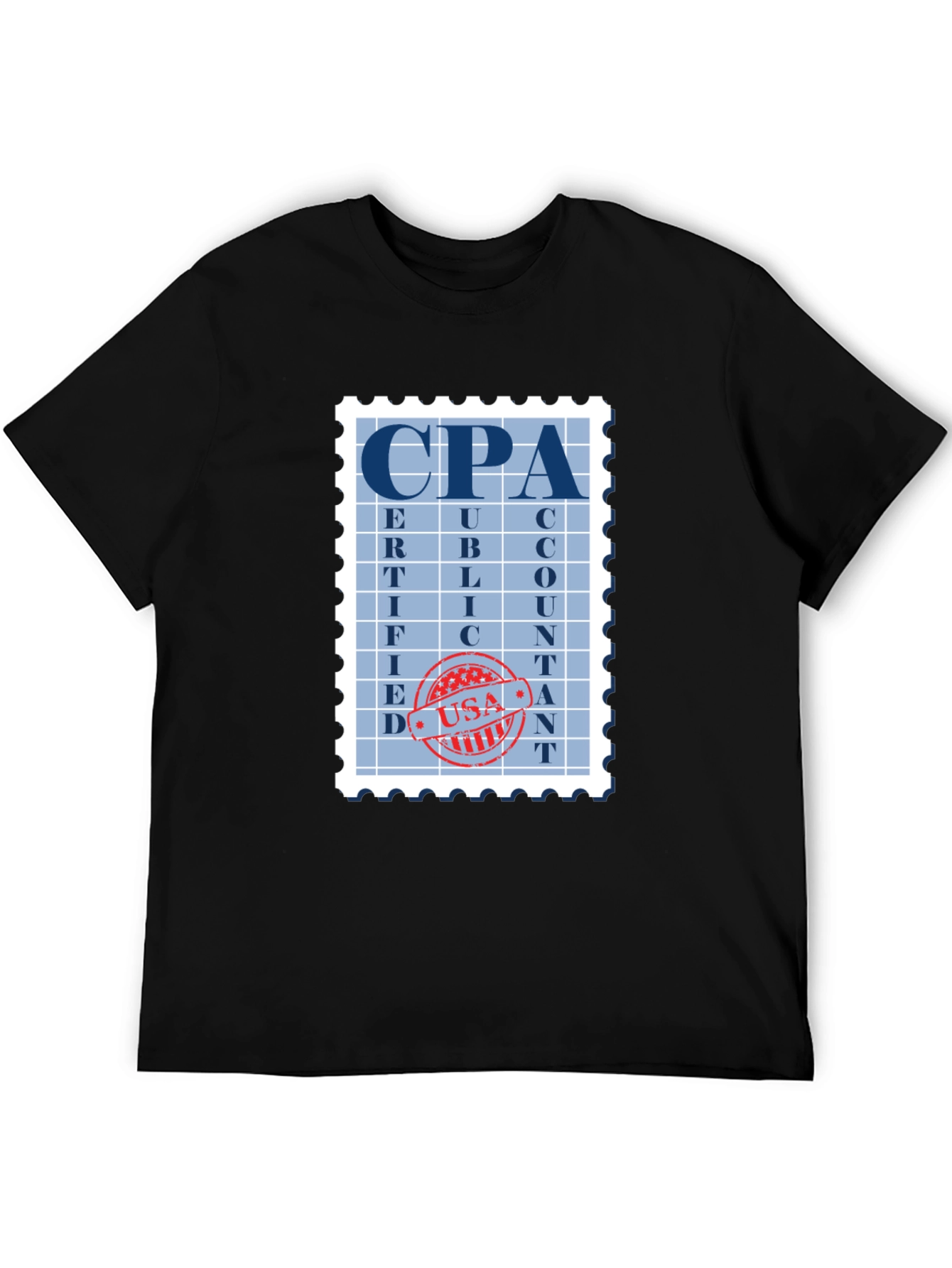 CPA Accountant Graphic Stamp T-Shirt