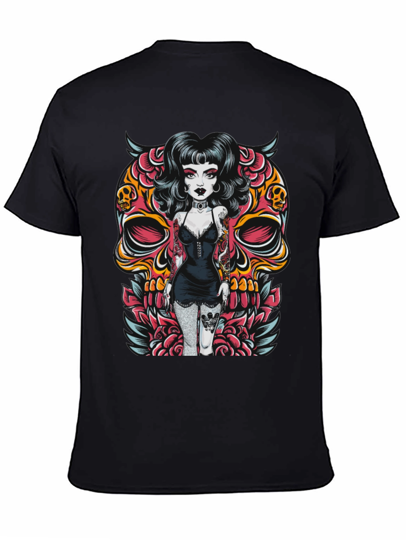 Skull Girl Graphic T-Shirt