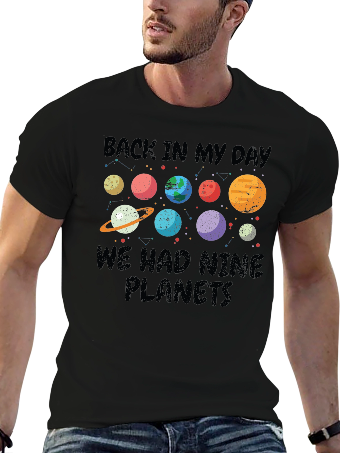 Back In My Day Nine Planets T-Shirt