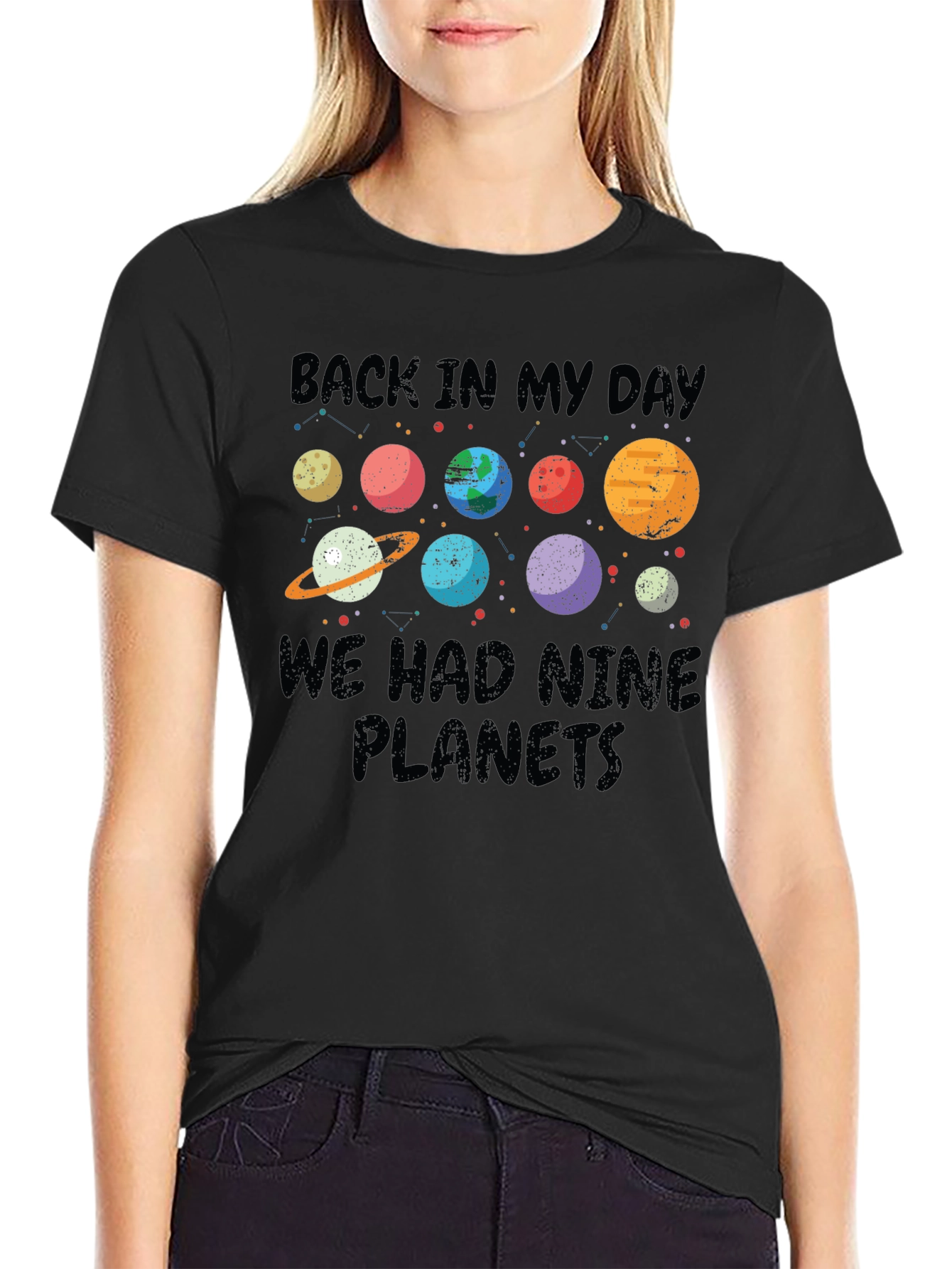 Back In My Day Nine Planets T-Shirt