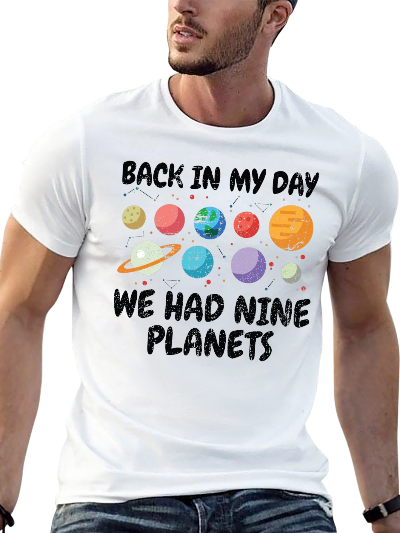 Back In My Day Nine Planets T-Shirt