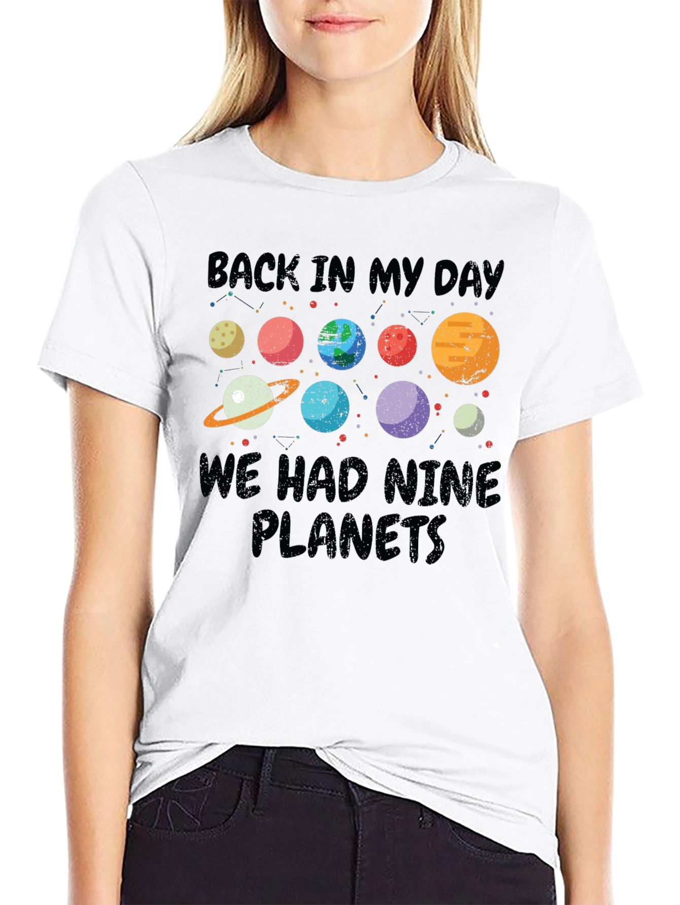 Back In My Day Nine Planets T-Shirt