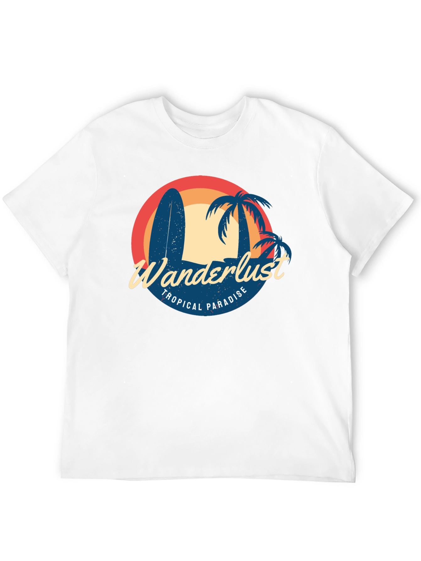 Wanderlust Tropical Paradise Graphic T-Shirt