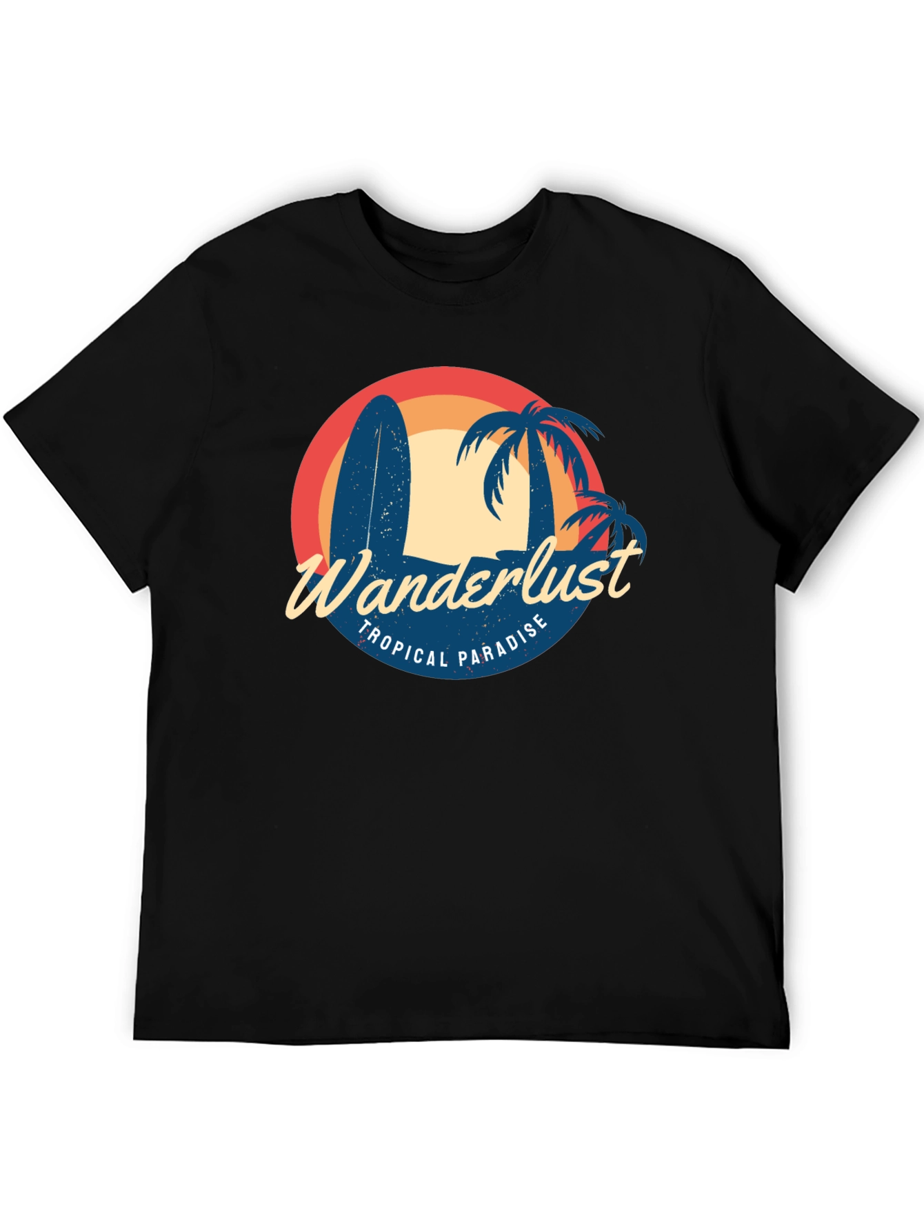 Wanderlust Tropical Paradise Graphic T-Shirt