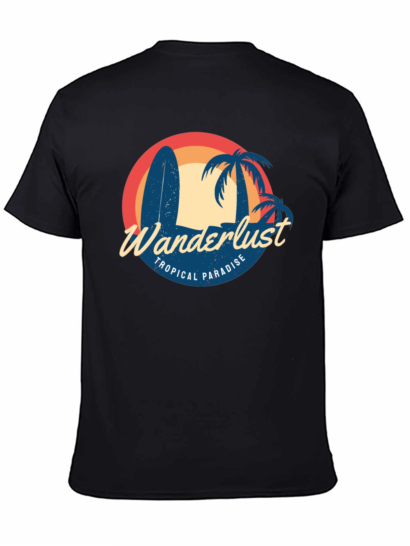 Wanderlust Tropical Paradise Graphic T-Shirt