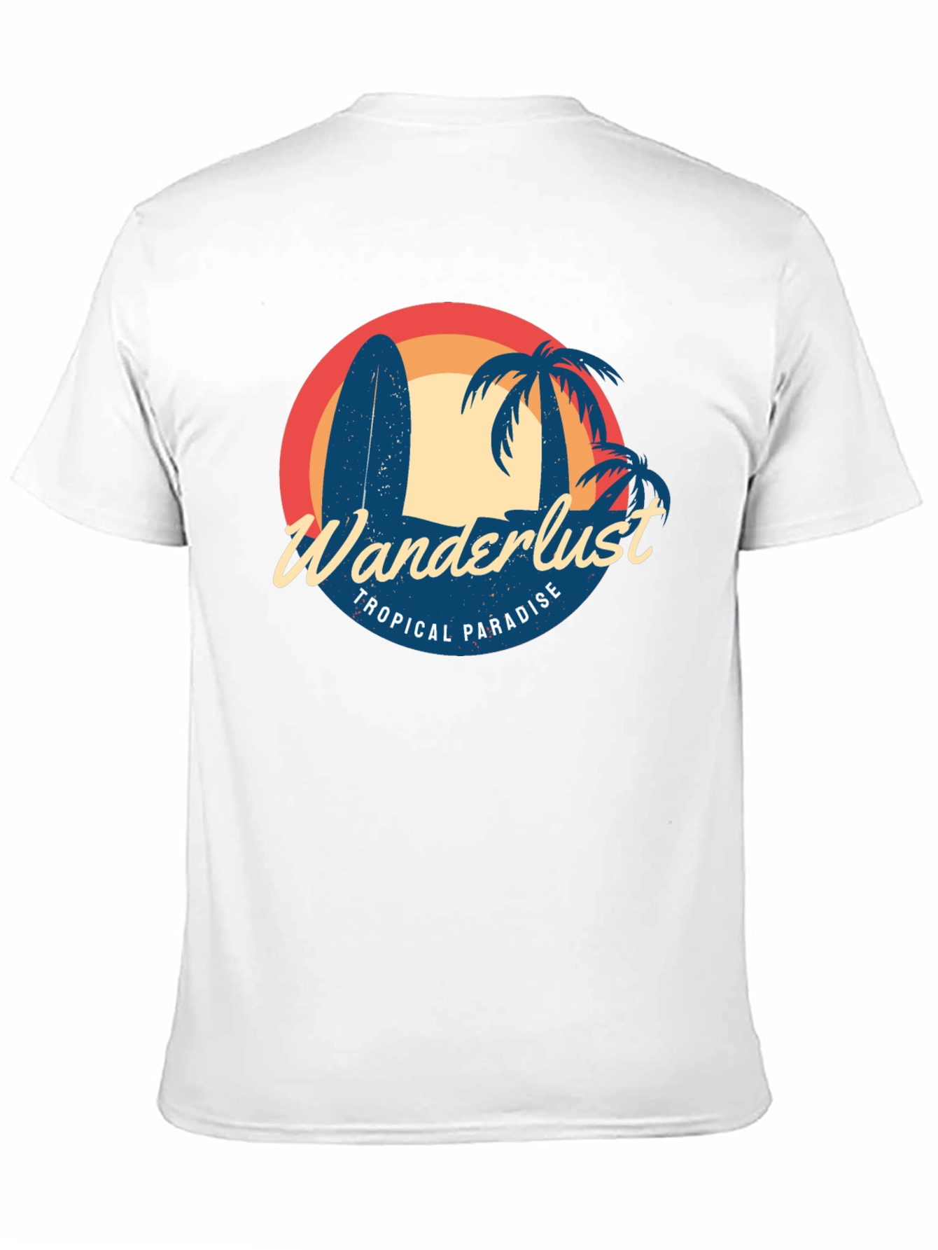 Wanderlust Tropical Paradise Graphic T-Shirt