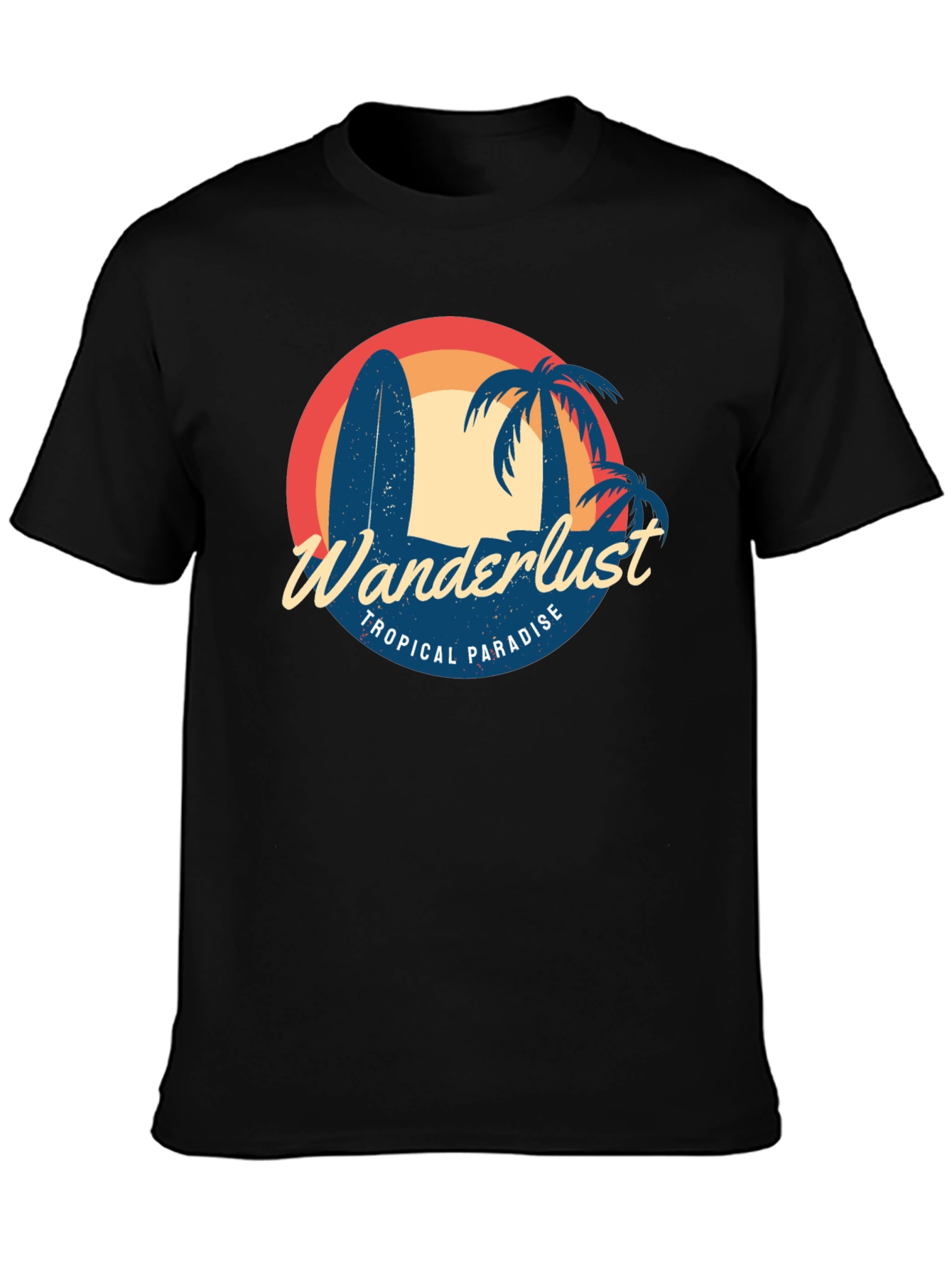 Wanderlust Tropical Paradise Graphic T-Shirt