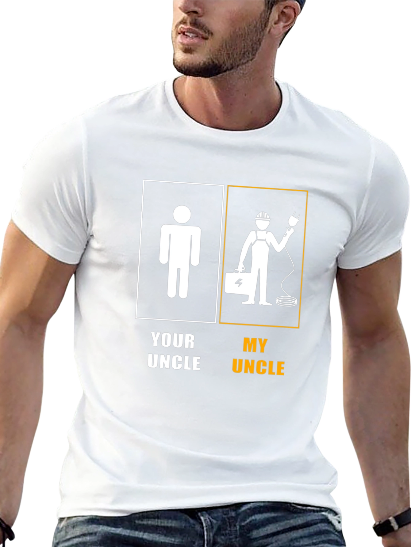 Funny My Uncle Electrician T-Shirt