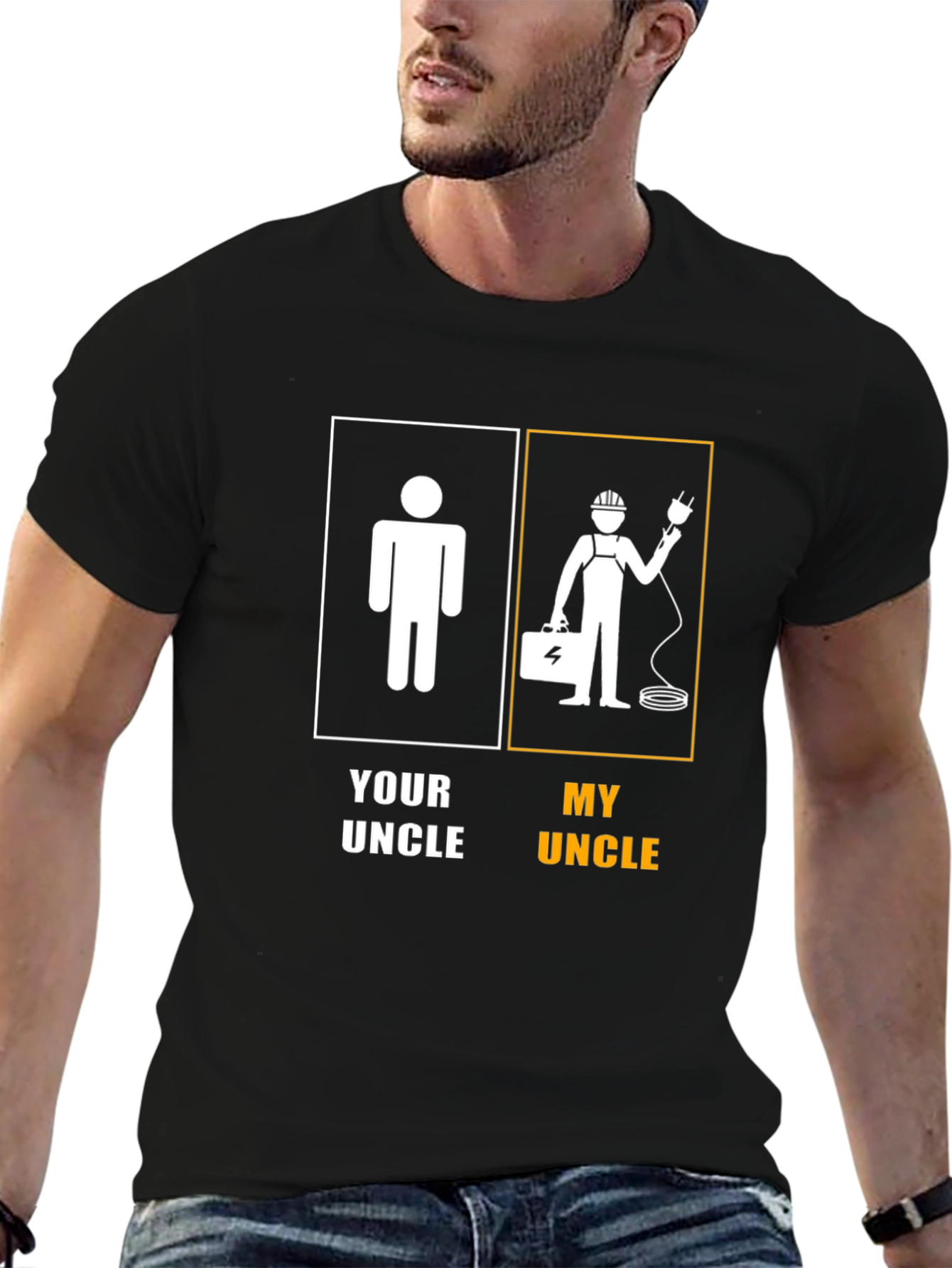 Funny My Uncle Electrician T-Shirt