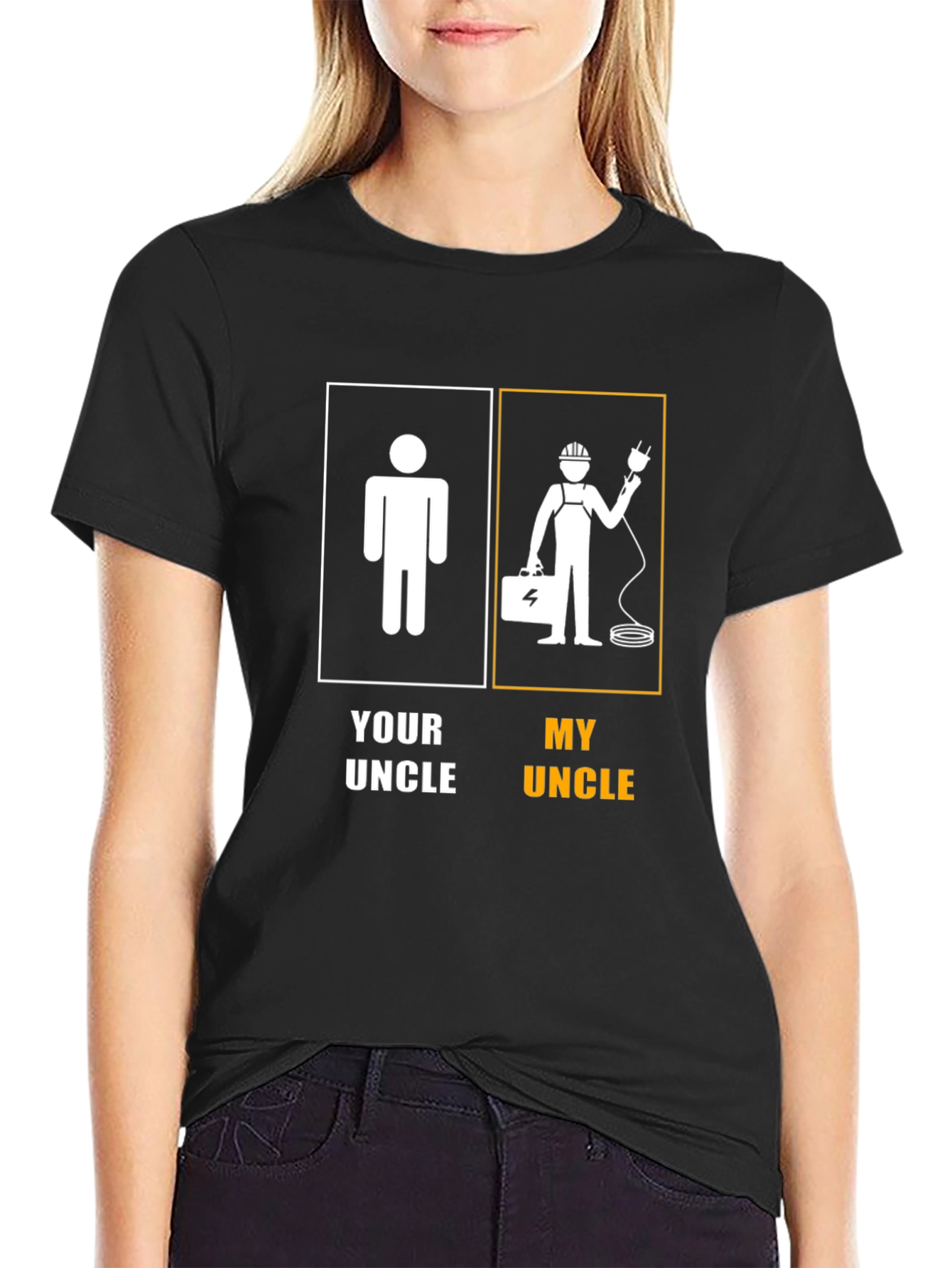 Funny My Uncle Electrician T-Shirt