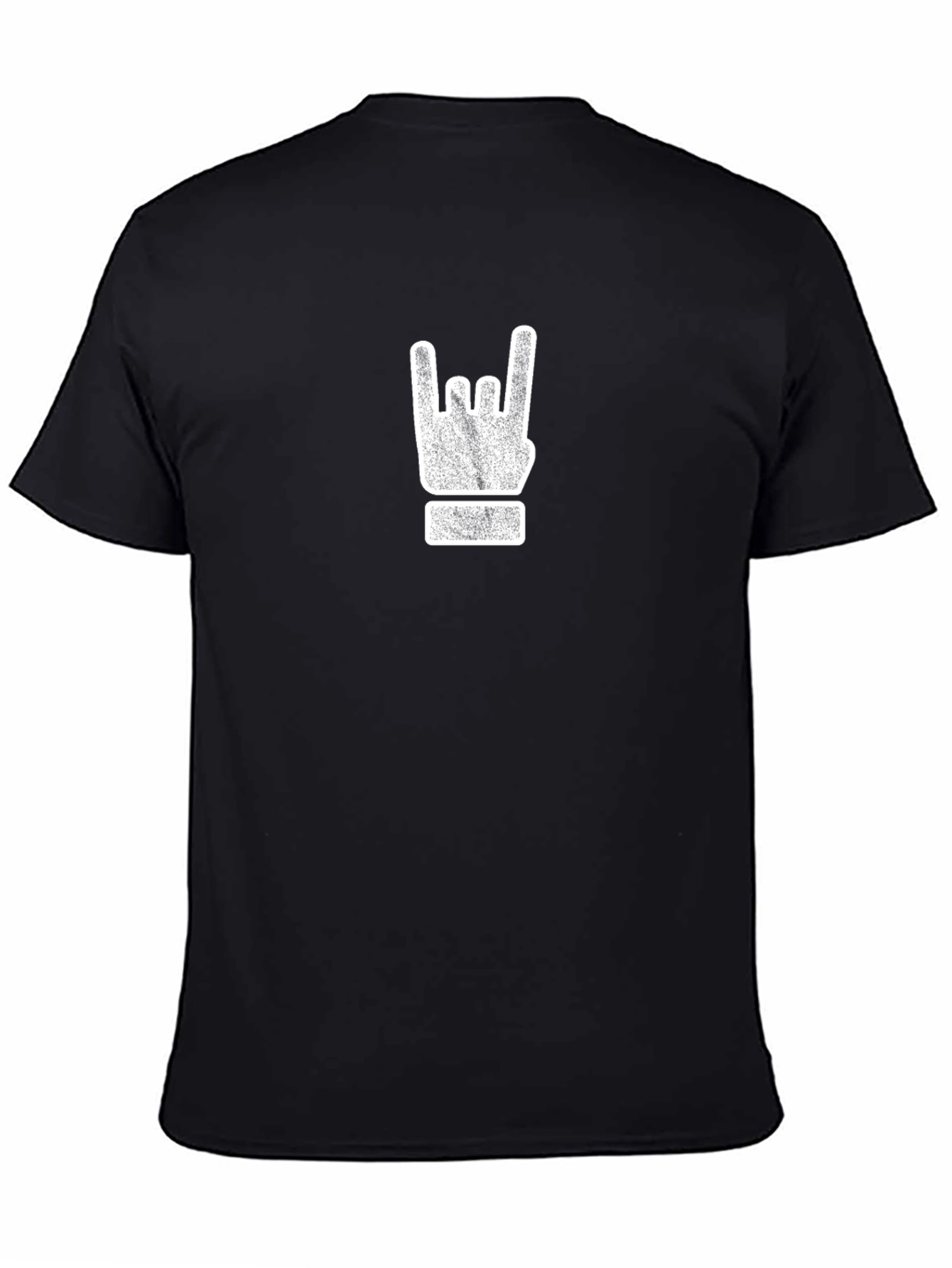 Rock On Graphic Tee - Black Cotton