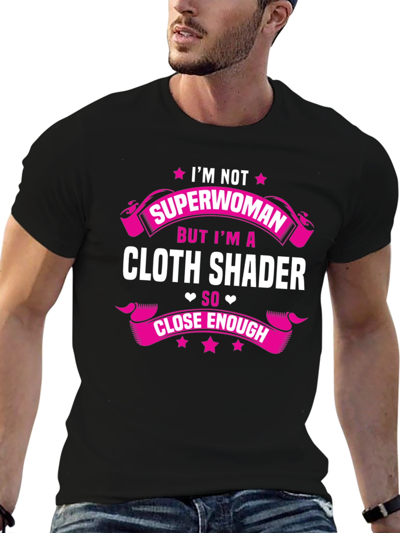 Cloth Shader T-Shirt - Superwoman Funny Tee