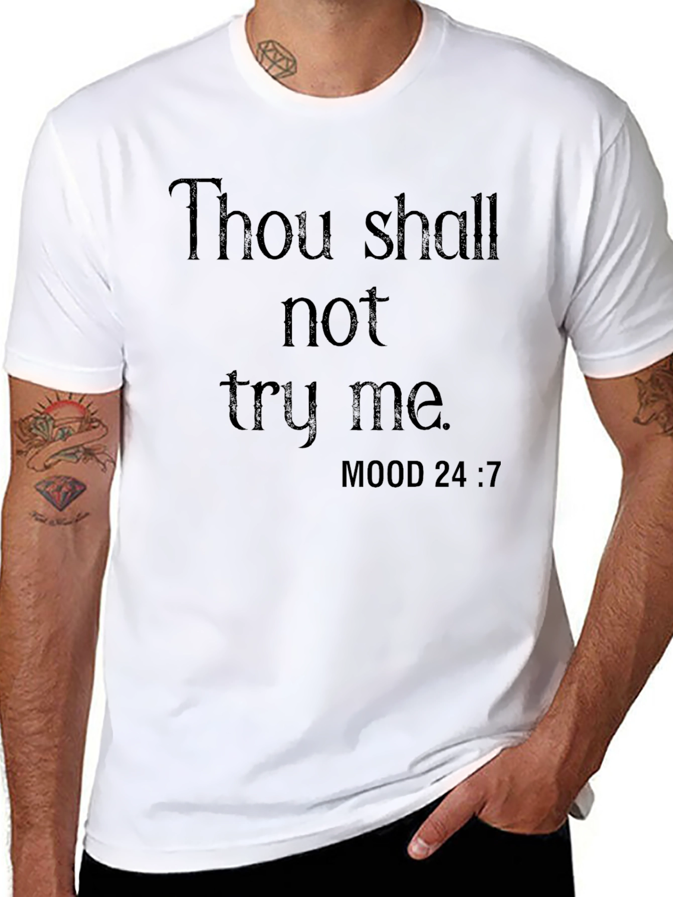 Thou Shall Not Try Me Graphic Tee