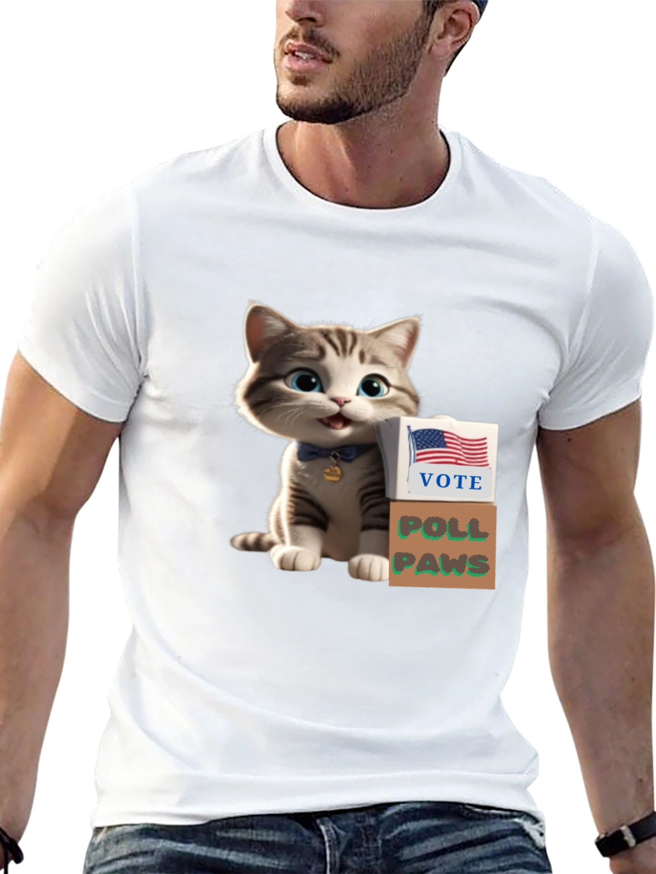 Vote Poll Paws T-Shirt
