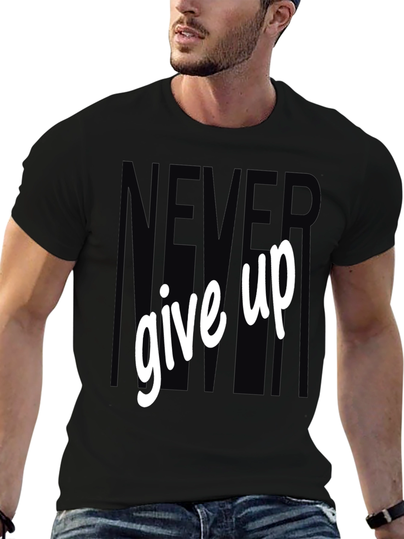 Never Give Up Graphic Tee