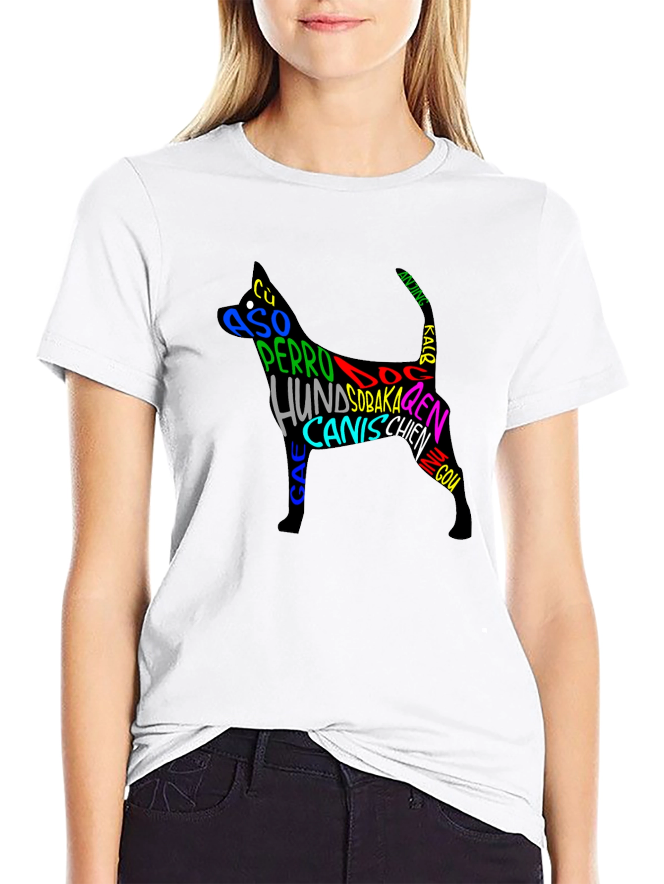 Dog Breeds Black T-Shirt