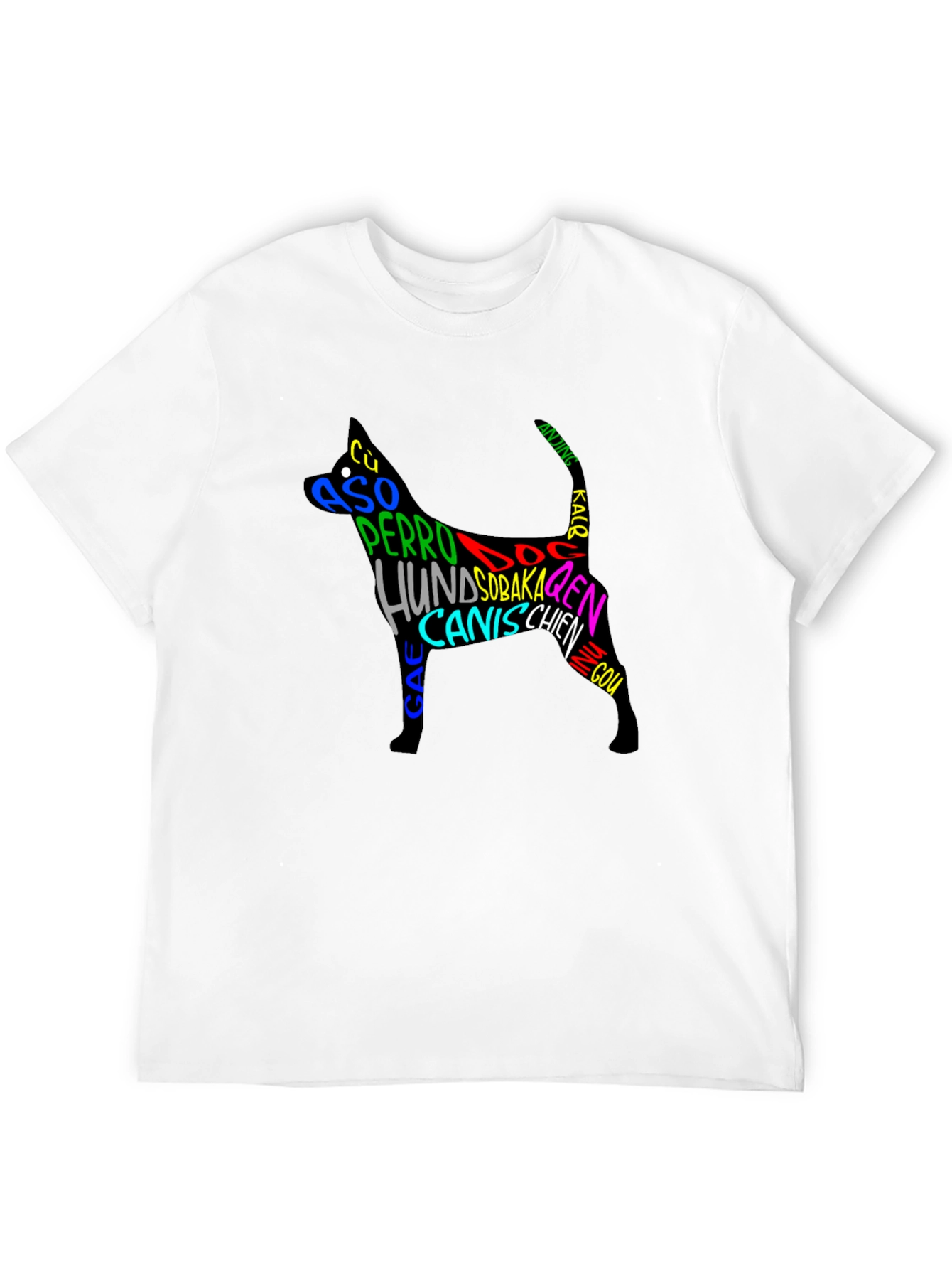 Dog Breeds Black T-Shirt