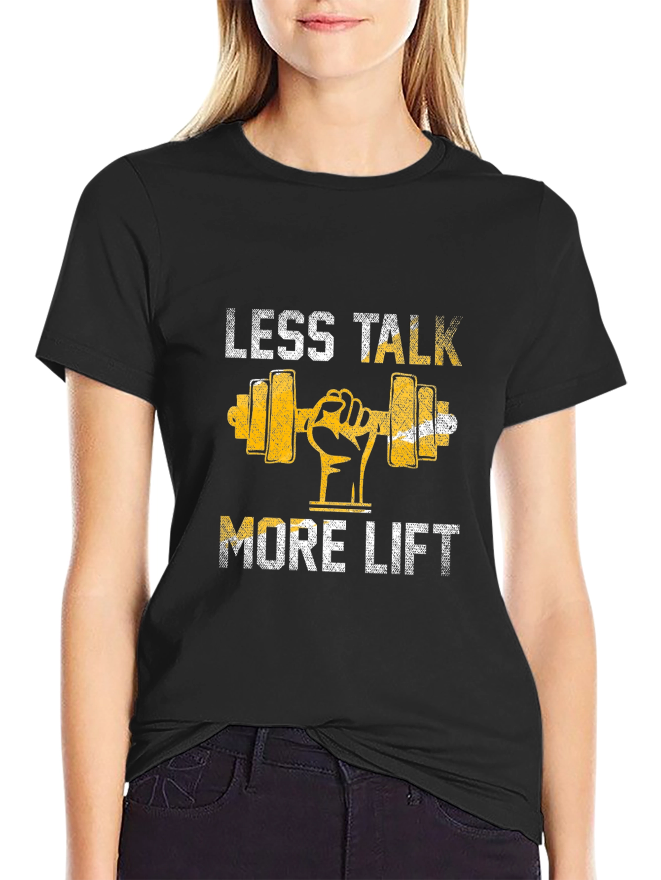 Less Talk More Lift Graphic T-Shirt