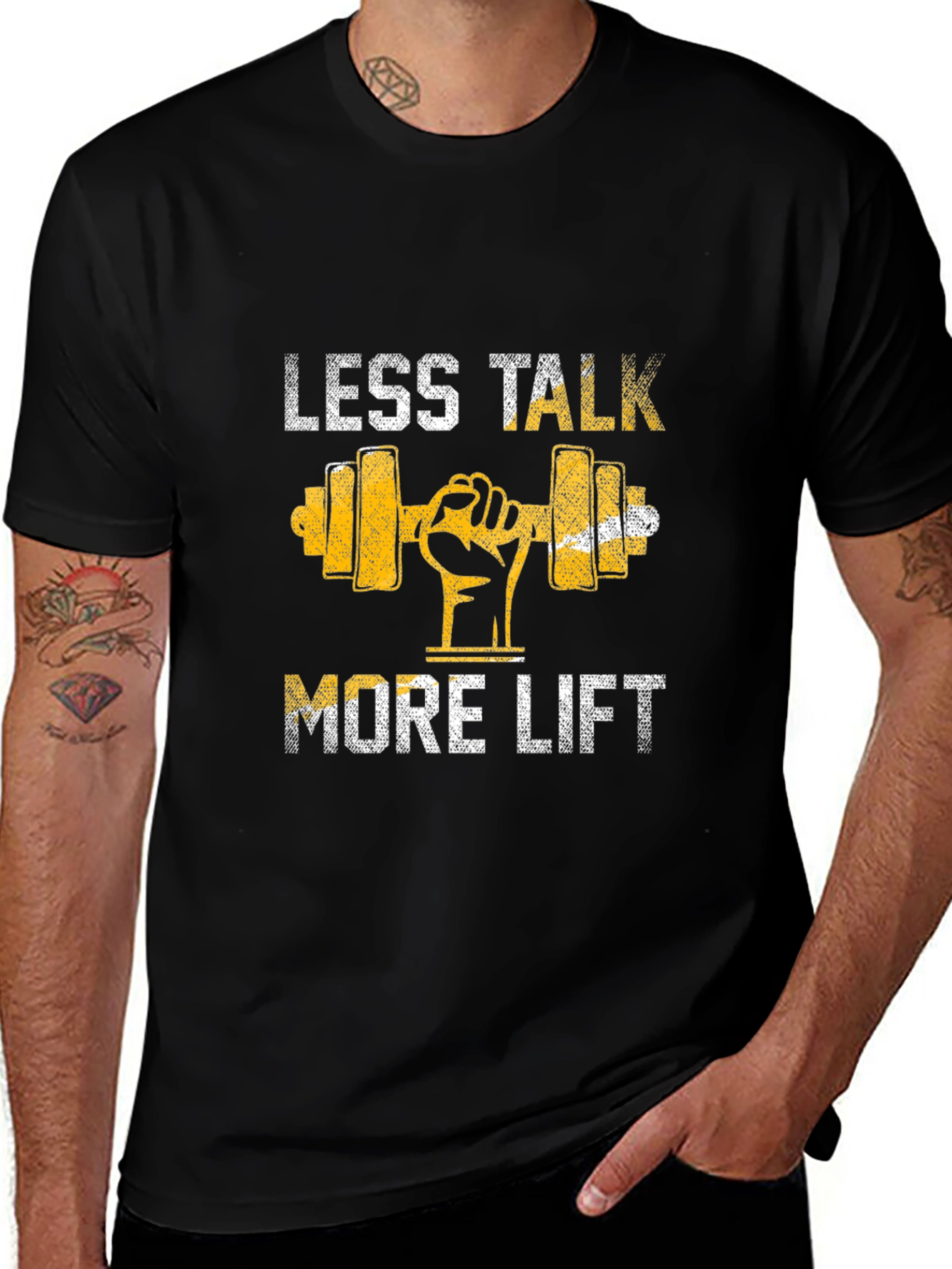 Less Talk More Lift Graphic T-Shirt
