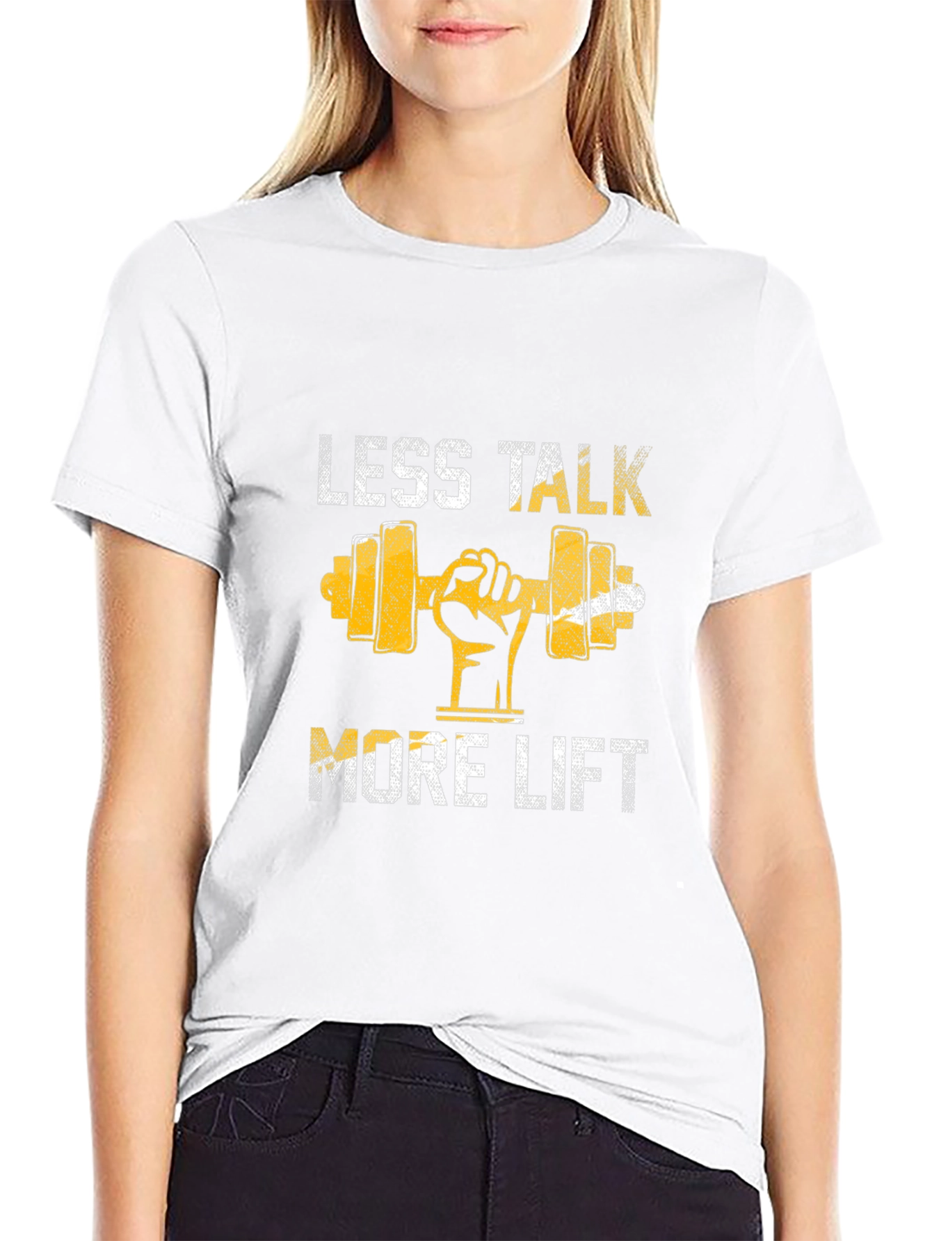 Less Talk More Lift Graphic T-Shirt