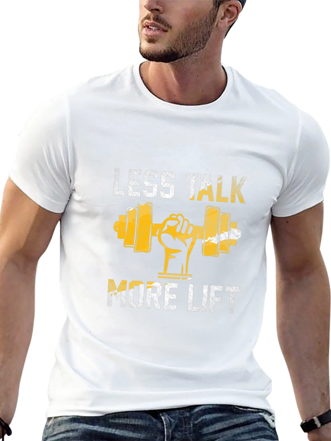 Less Talk More Lift Graphic T-Shirt
