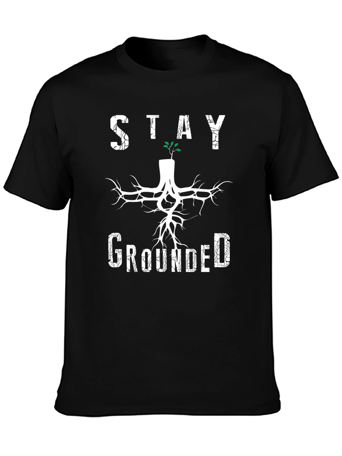Stay Grounded Graphic Print Tee