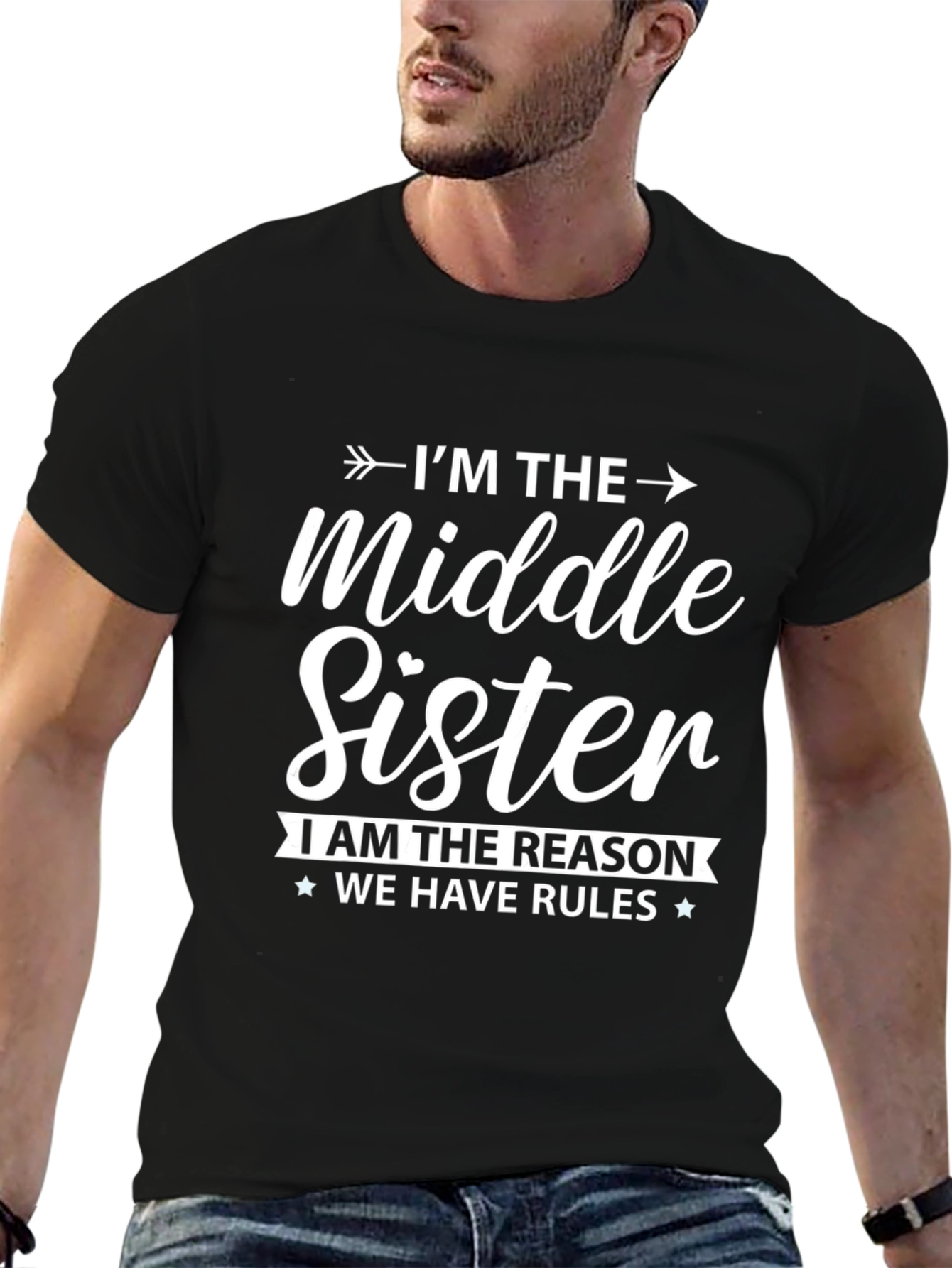 Middle Sister Reason for Rules Graphic Tee