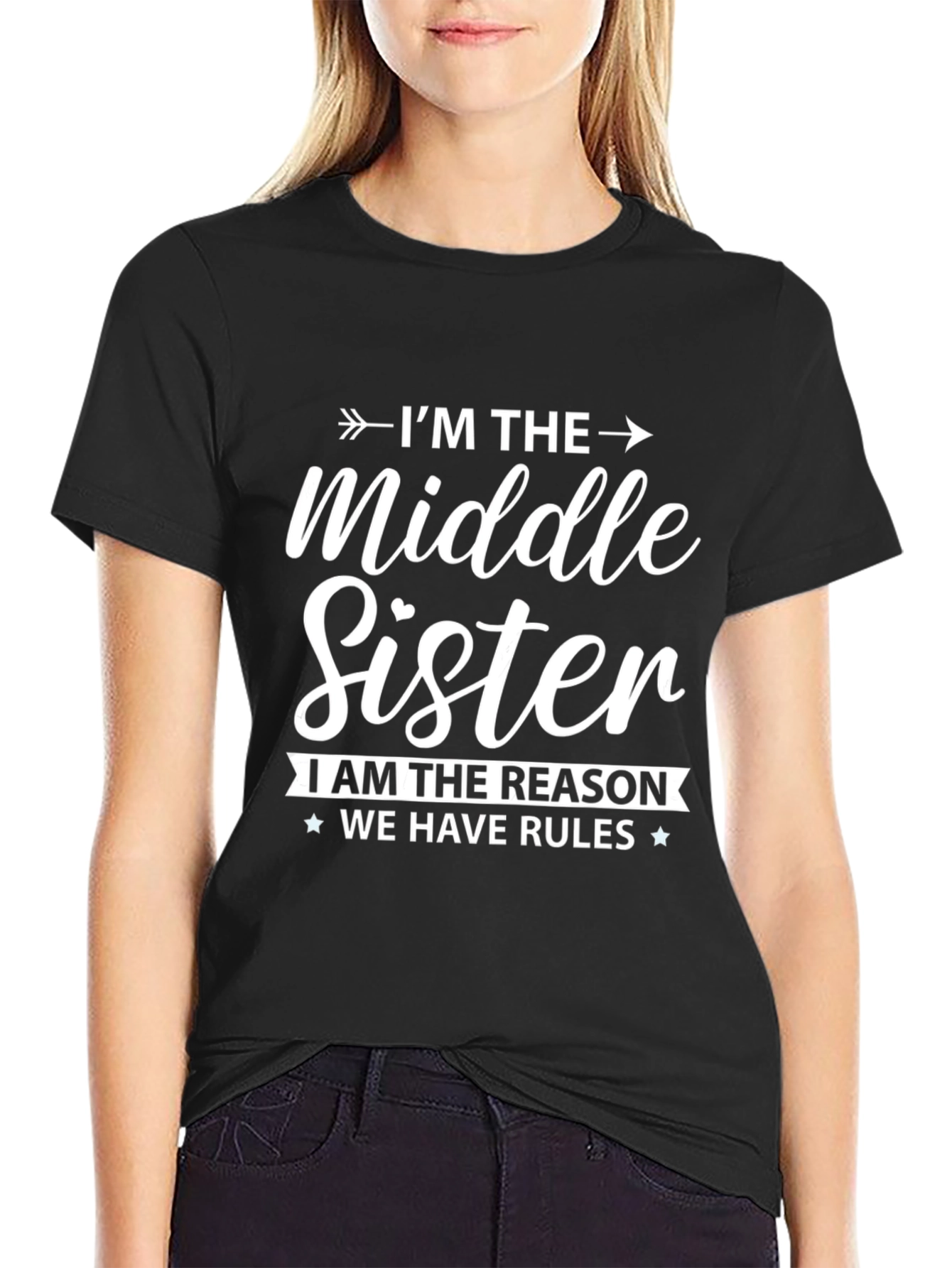 Middle Sister Reason for Rules Graphic Tee