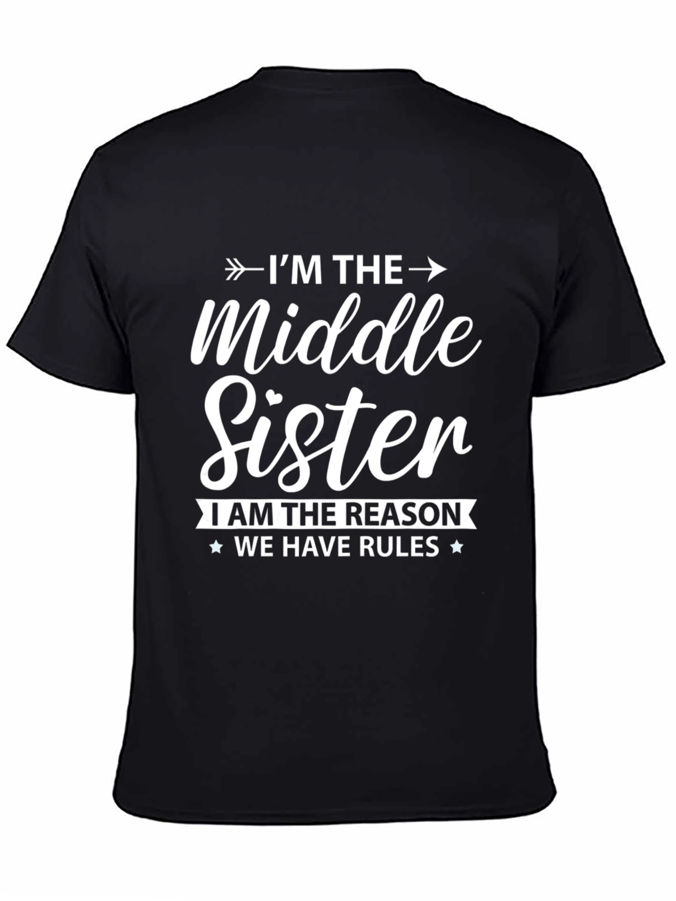Middle Sister Reason for Rules Graphic Tee
