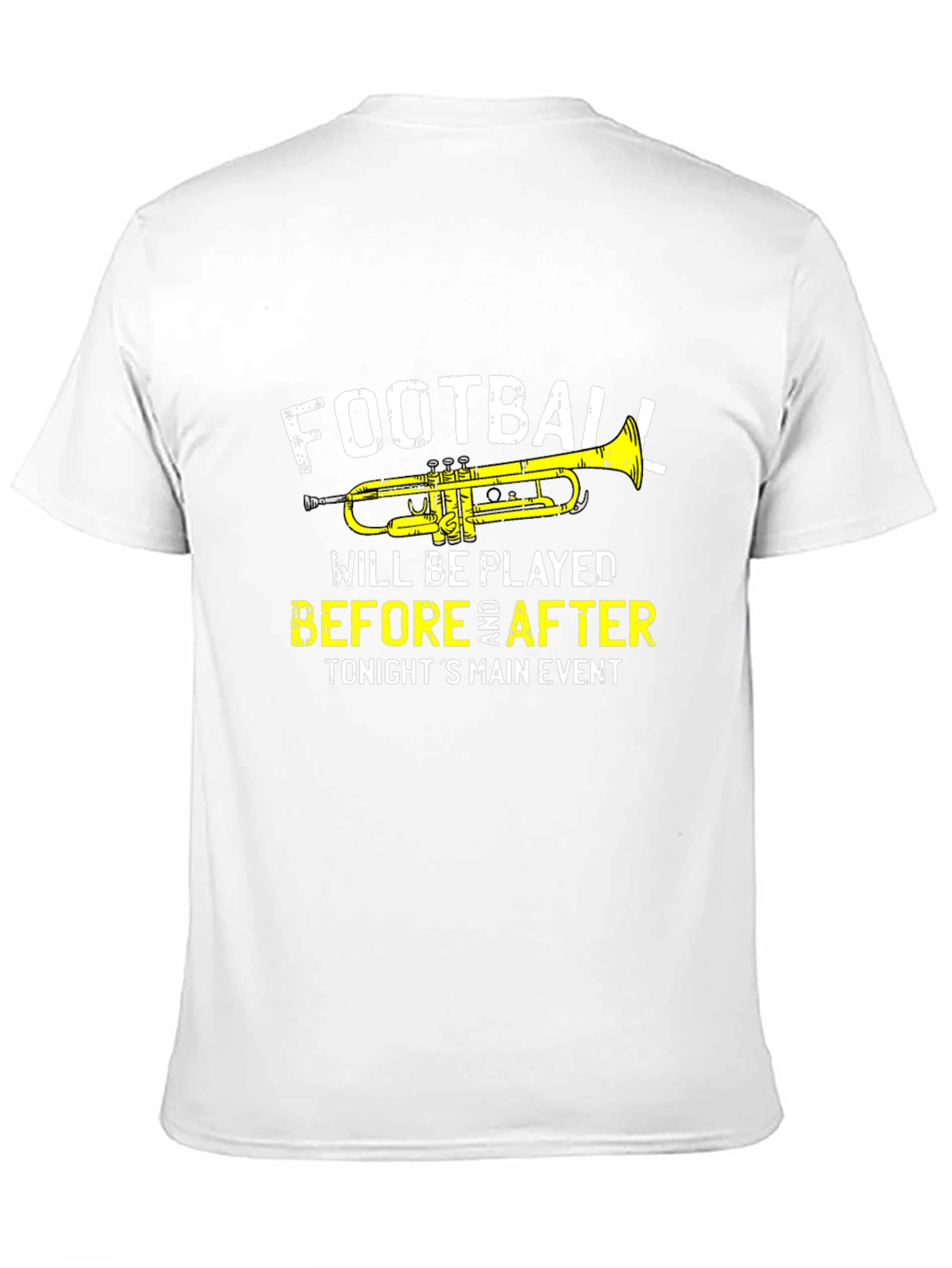 Football Trumpet Graphic Tee - Before & After
