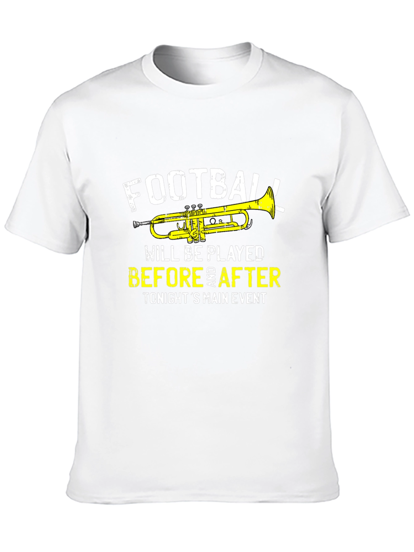 Football Trumpet Graphic Tee - Before & After
