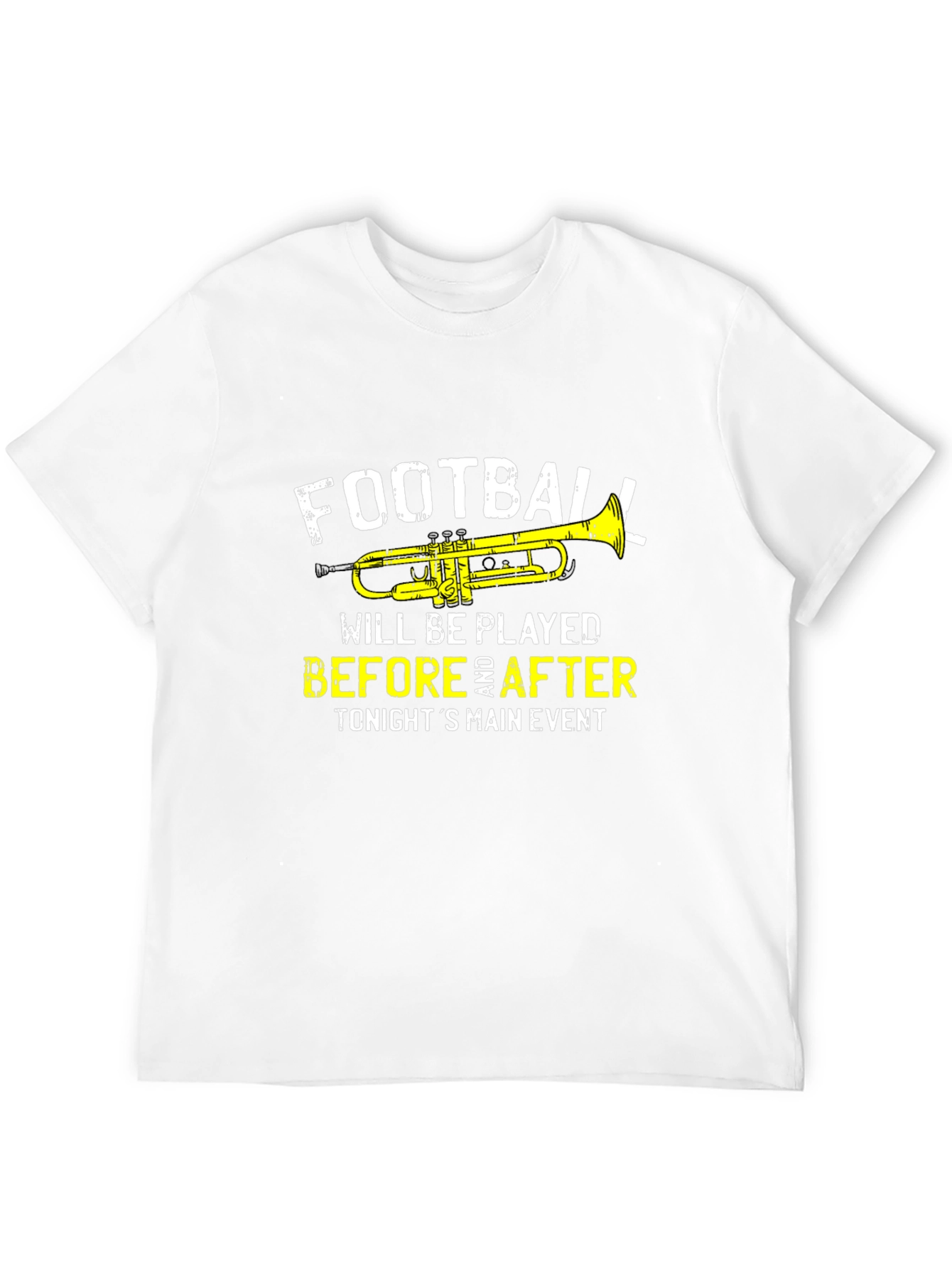 Football Trumpet Graphic Tee - Before & After