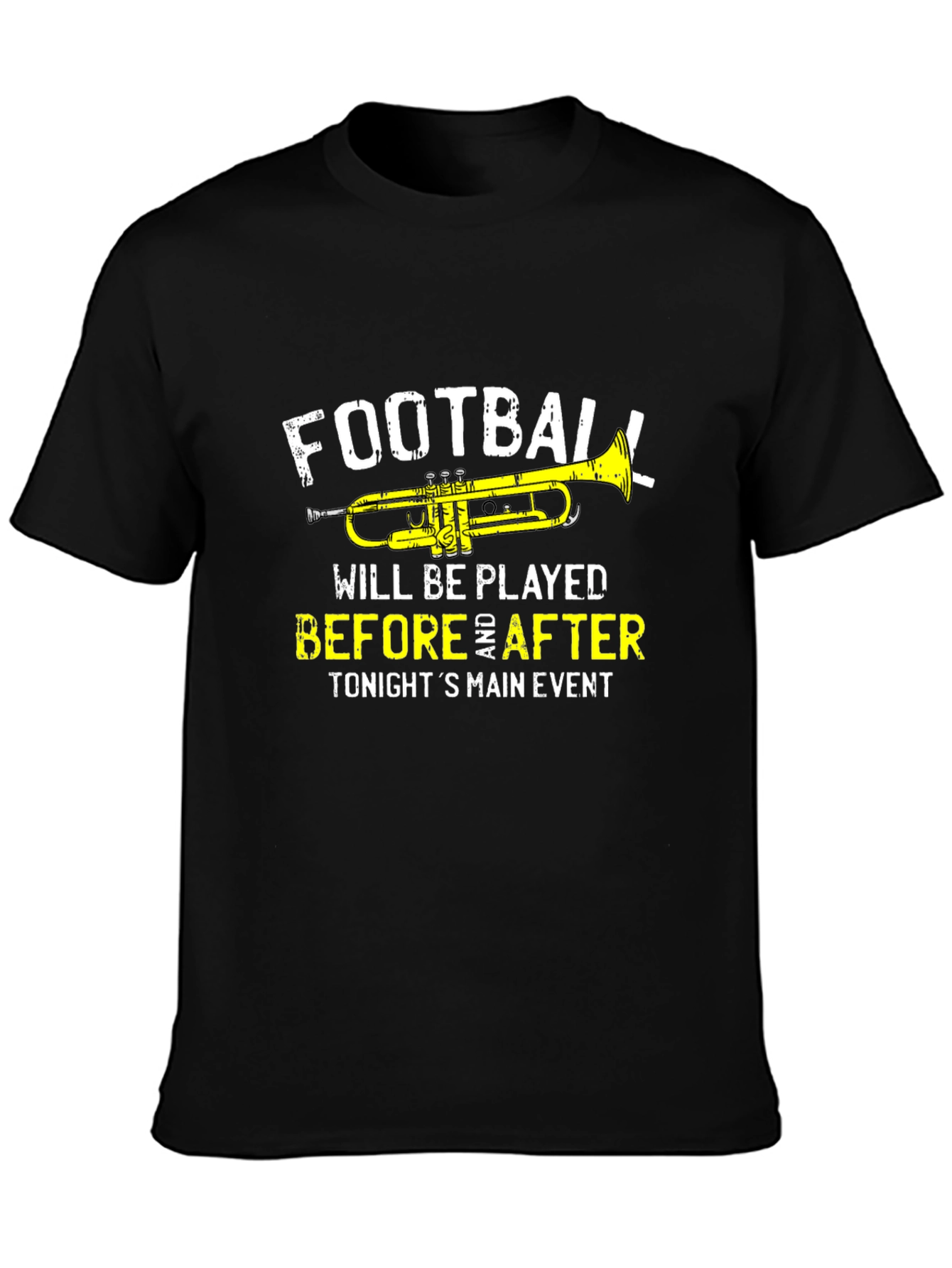 Football Trumpet Graphic Tee - Before & After