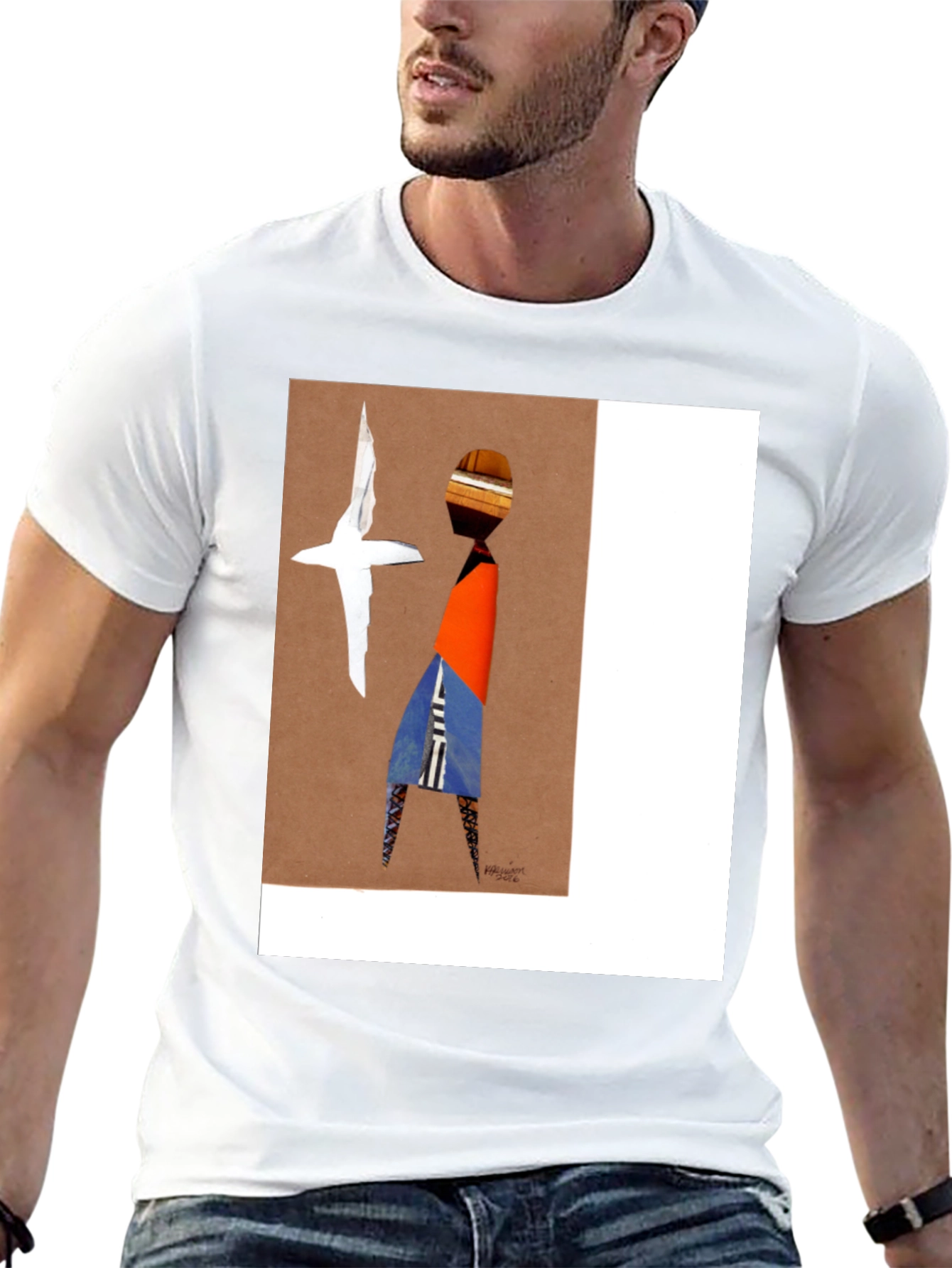 Abstract Art Graphic Tee - Unique Style