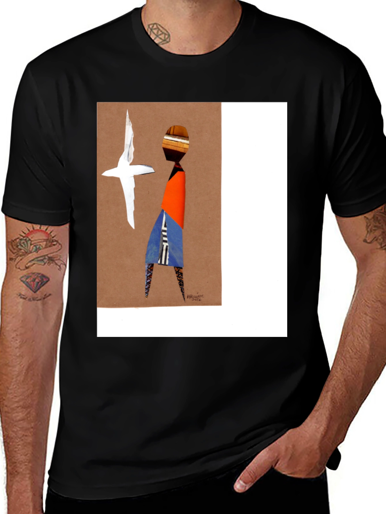 Abstract Art Graphic Tee - Unique Style