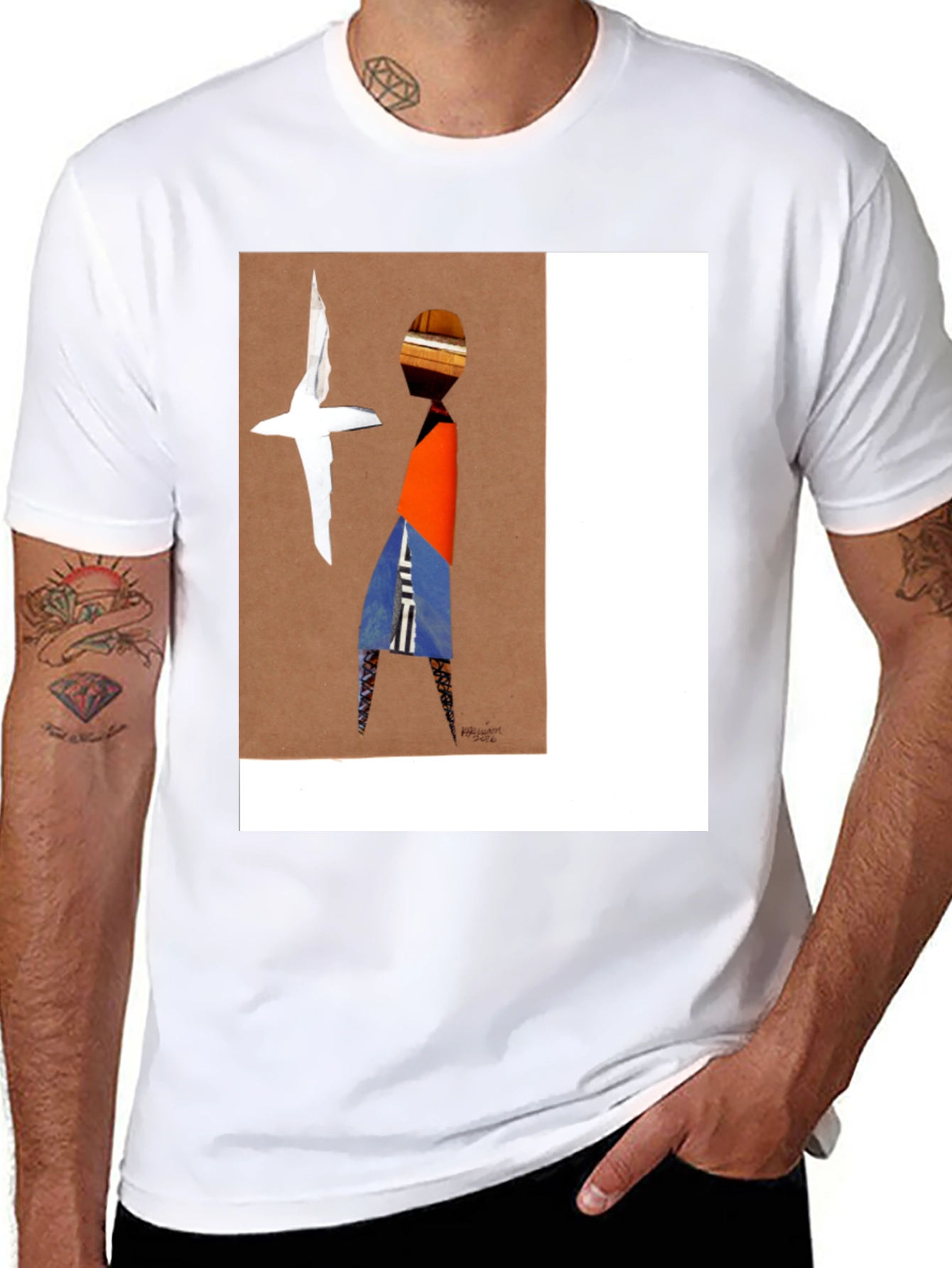 Abstract Art Graphic Tee - Unique Style