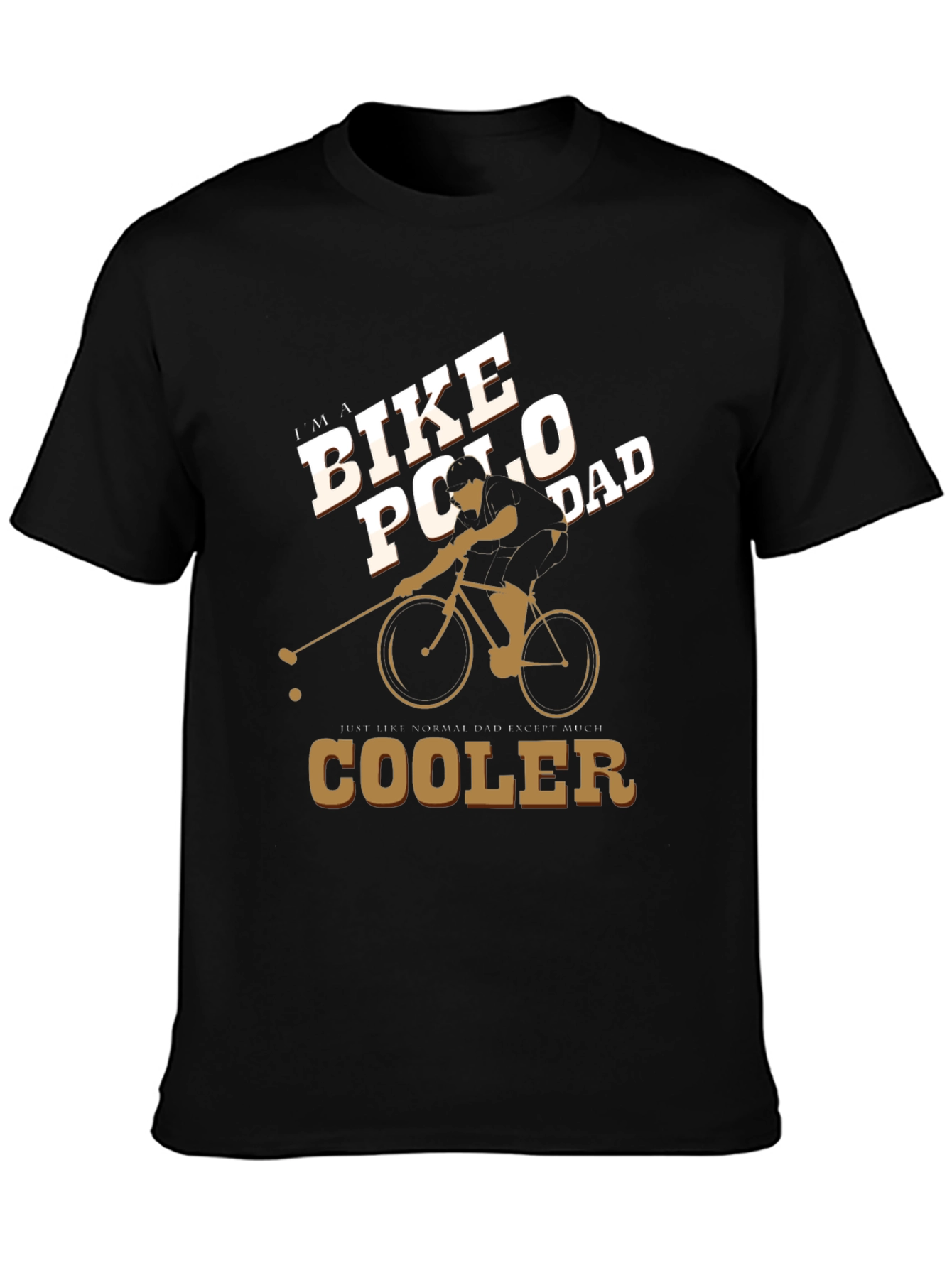 Bike Polo Dad Graphic Tee