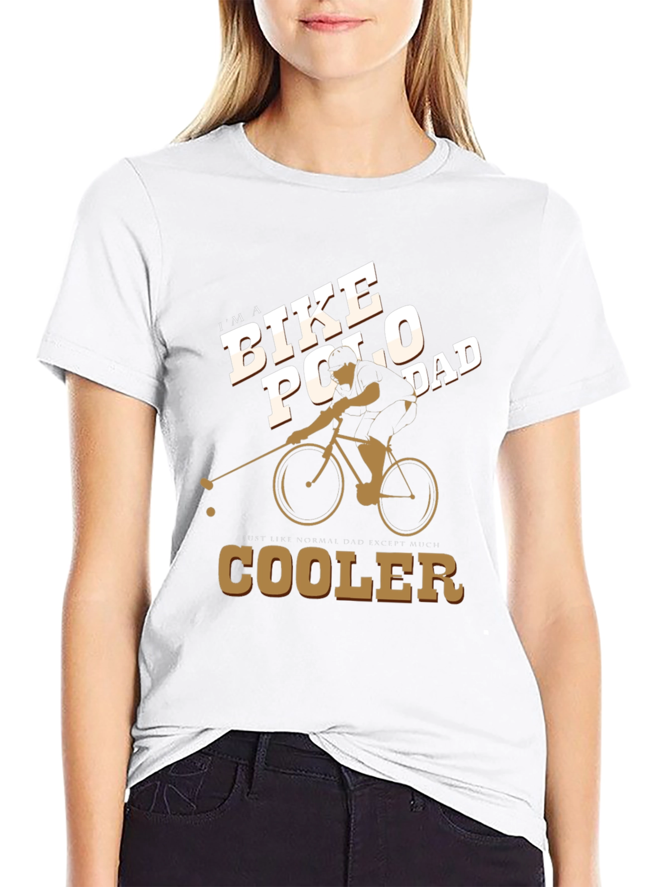 Bike Polo Dad Graphic Tee