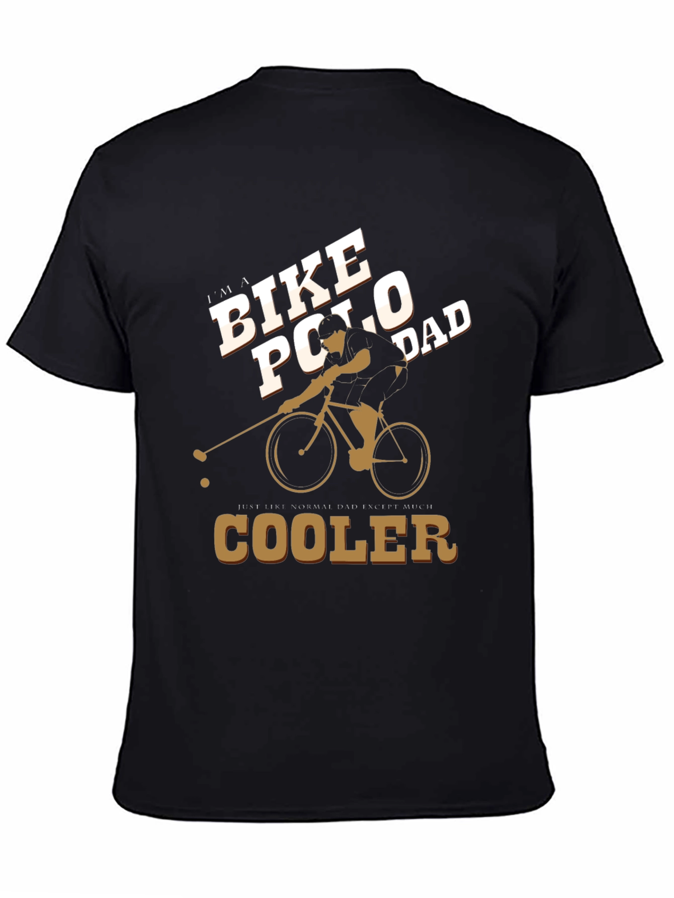 Bike Polo Dad Graphic Tee