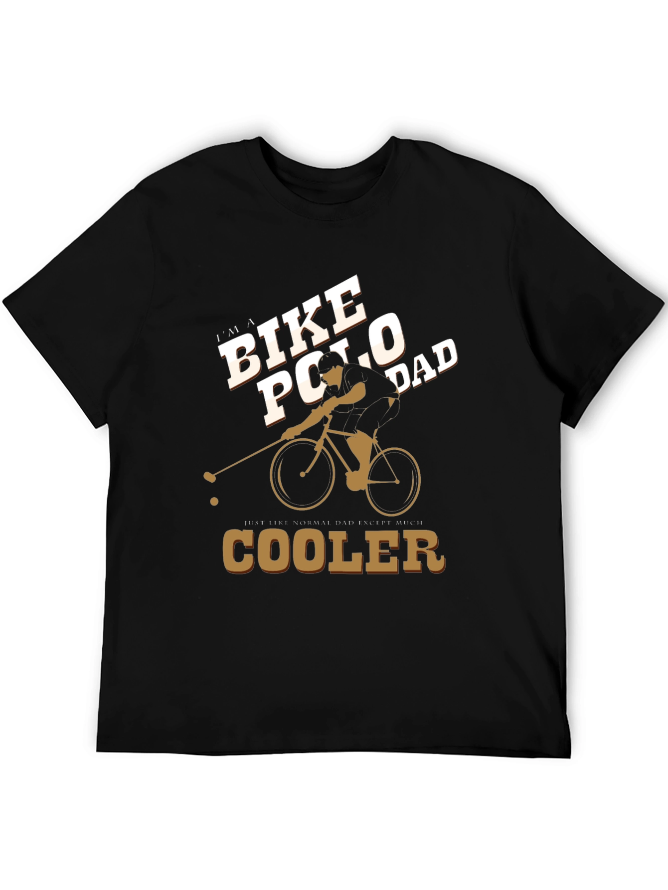 Bike Polo Dad Graphic Tee
