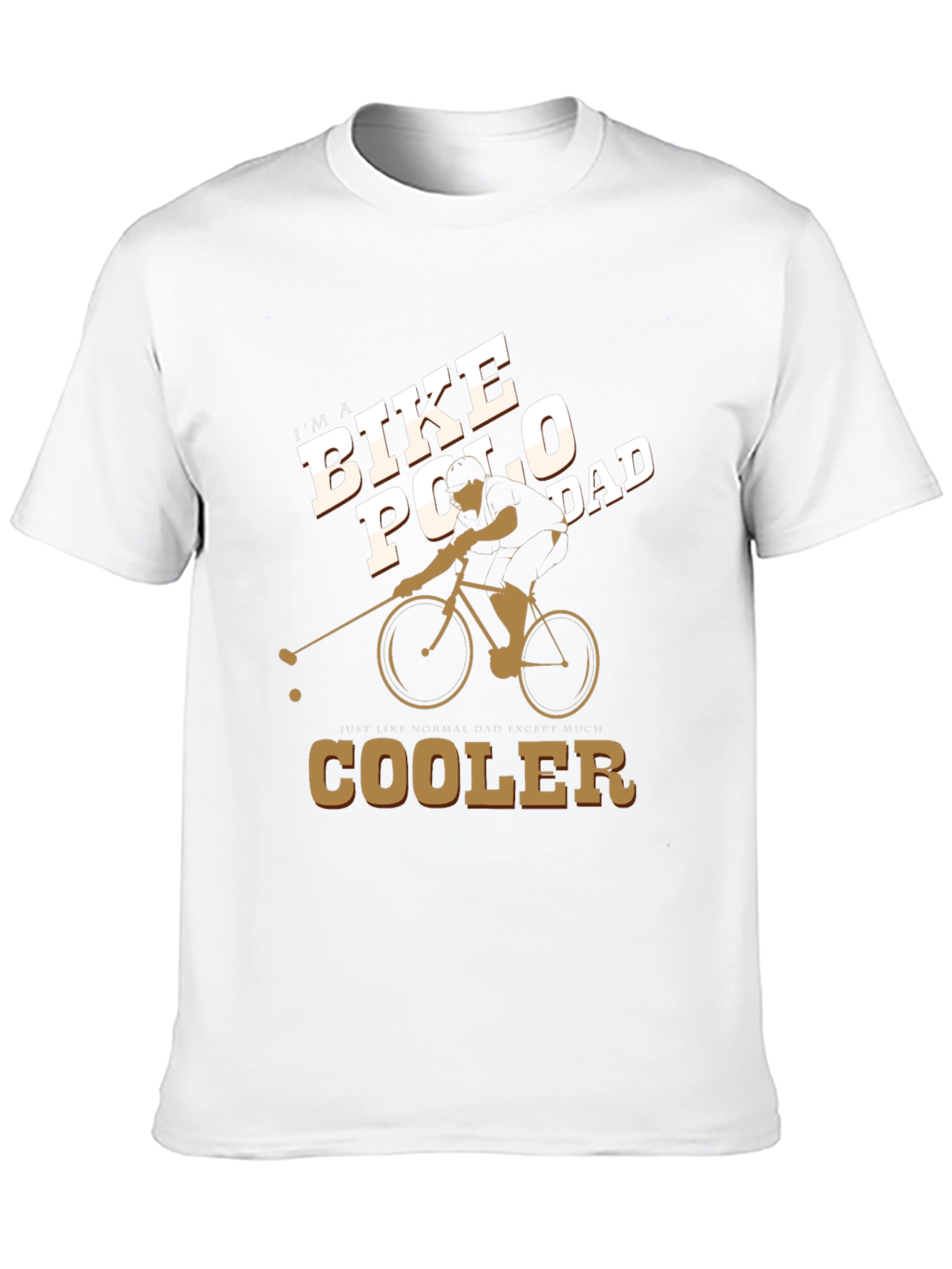 Bike Polo Dad Graphic Tee