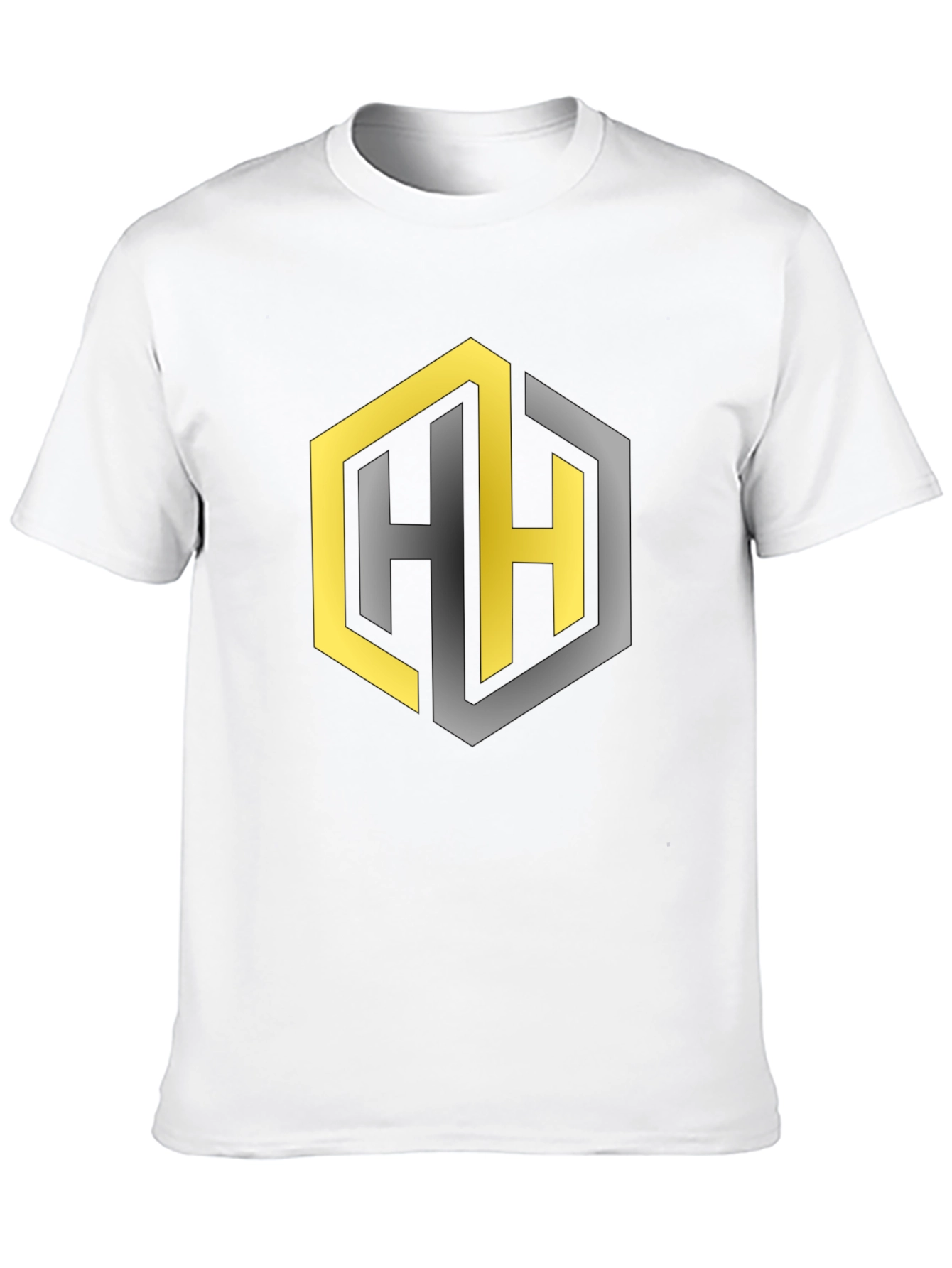 Geometric HH Logo Black T-Shirt