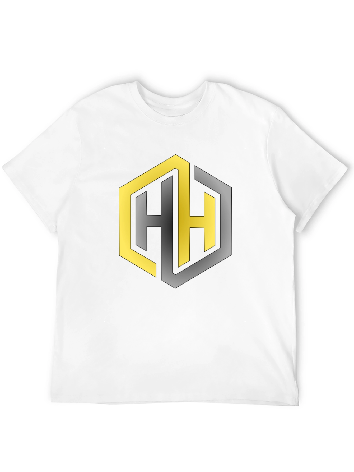 Geometric HH Logo Black T-Shirt