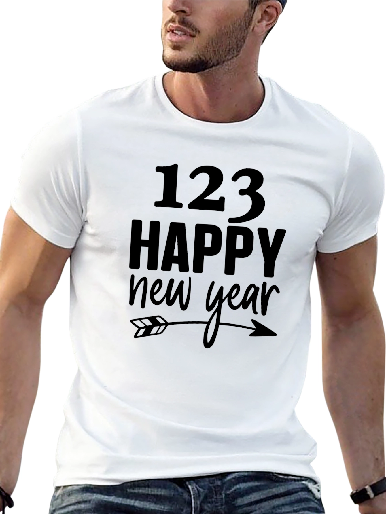 Happy New Year Graphic T-Shirt