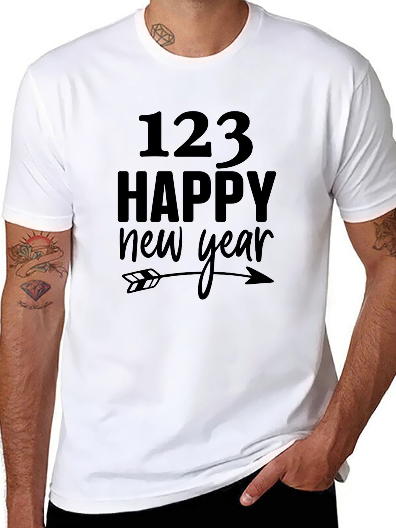 Happy New Year Graphic T-Shirt