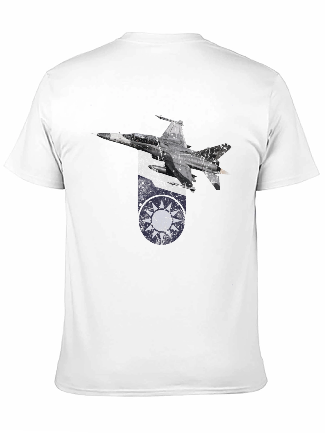 Jet Fighter Graphic T-Shirt - Black